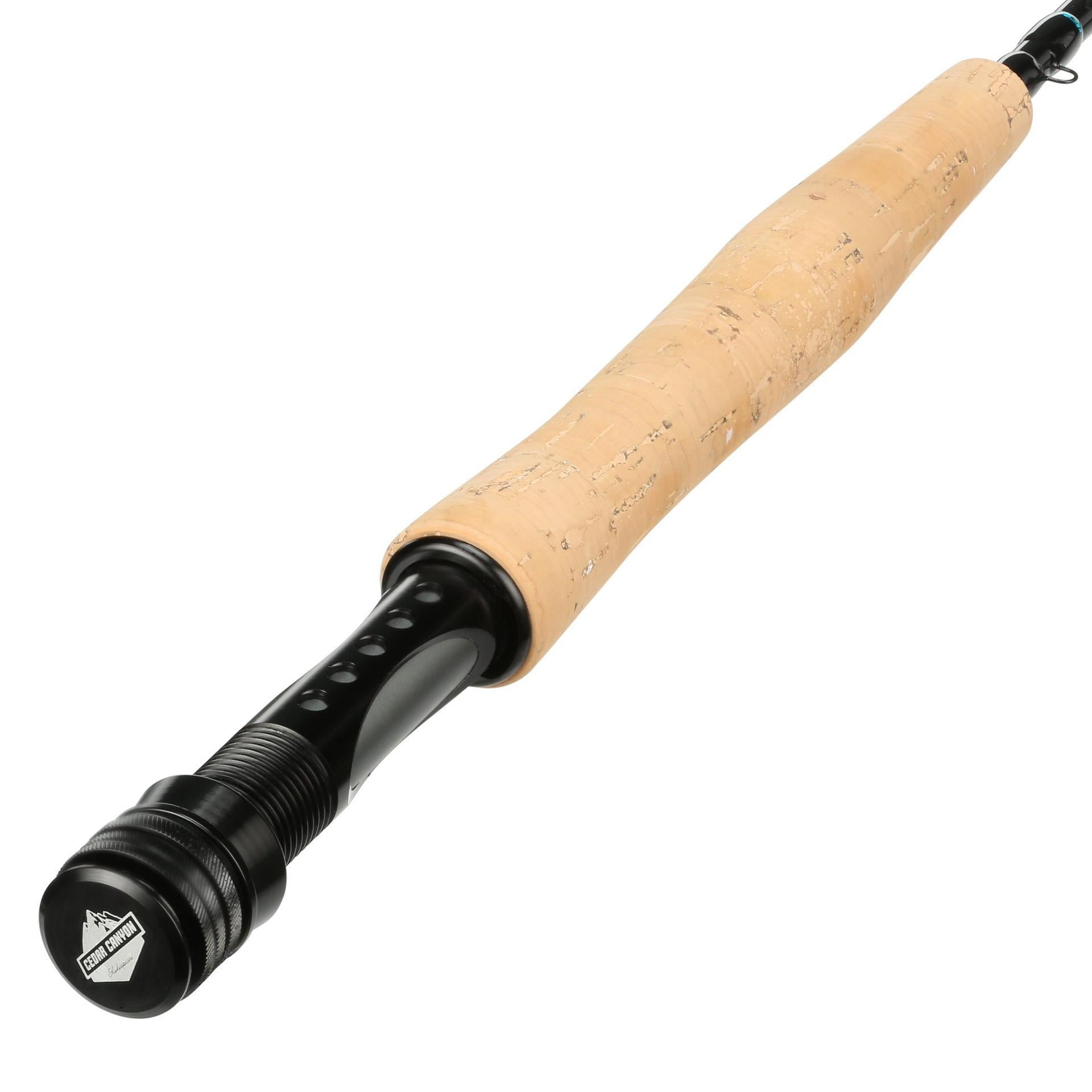 Premium Cedar Canyon™ Elite Fly Rod - Lightweight Graphite Fly Fishing Rod for Trout, Bass & Salmon - Perfect for Freshwater & Saltwater Fly Fishing Adventures