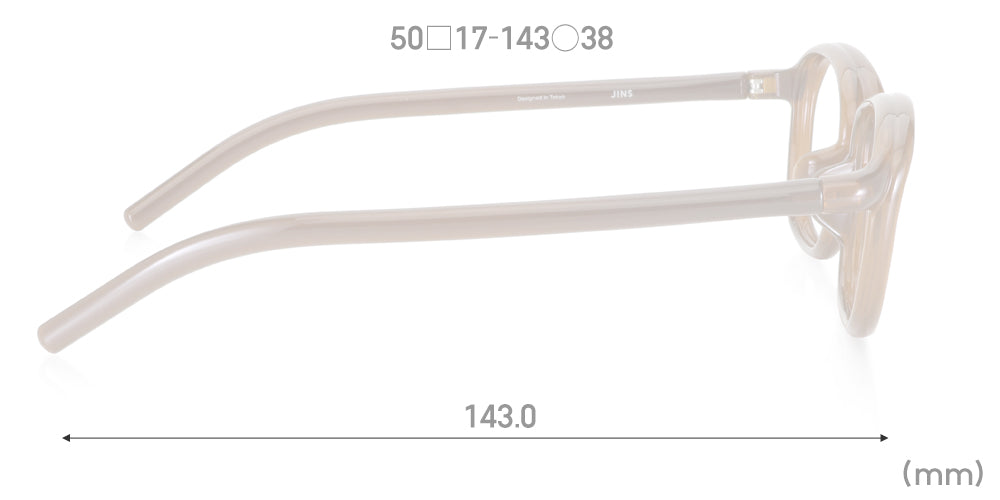 JINS x Patricia Urquiola 032 184 Eyeglasses - Stylish Designer Frames for Men & Women - Perfect for Work, Reading, and Everyday Fashion