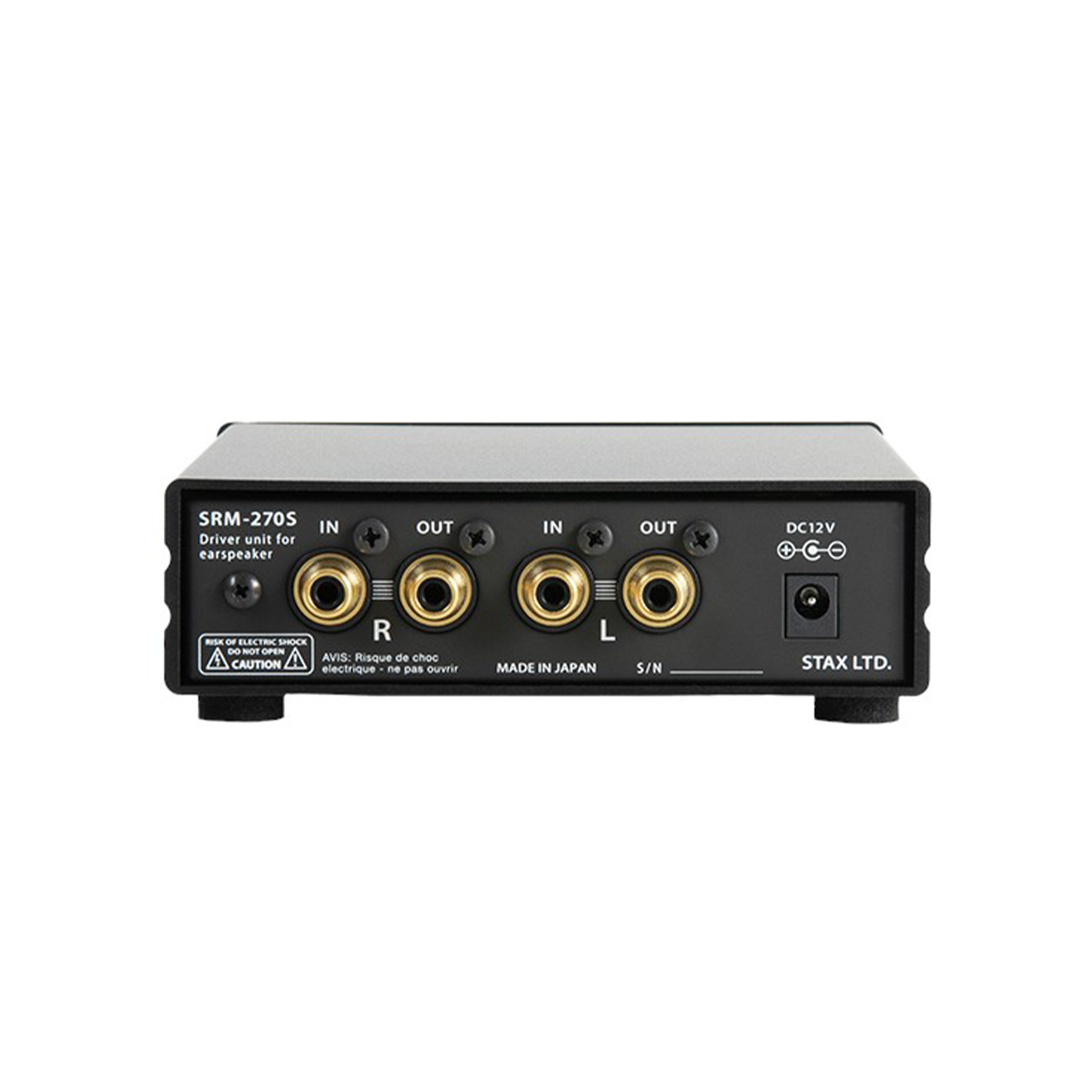 STAX SRM 270S Professional Electrostatic Headphone Amplifier - High-End Audio Driver for Audiophiles & Studio Recording