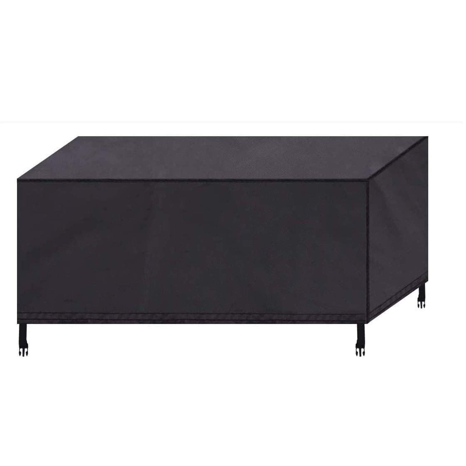 MKWEY Waterproof Patio Furniture Covers 43x43x33in - Outdoor Table & Chair Covers, Windproof Rectangular Sectional Sofa Cover for Garden, Deck, Backyard - All-Weather Protection