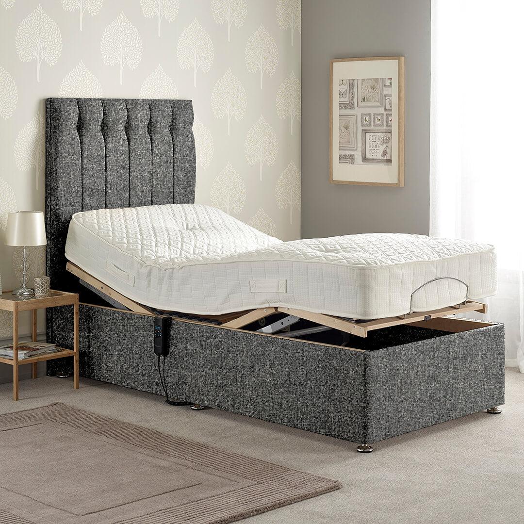 Adjustable Memory Foam Mattress - Queen Size, Pressure Relief & Orthopedic Support for Back Pain - Perfect for Side Sleepers & Couples - Bedroom, Guest Room & Home Use