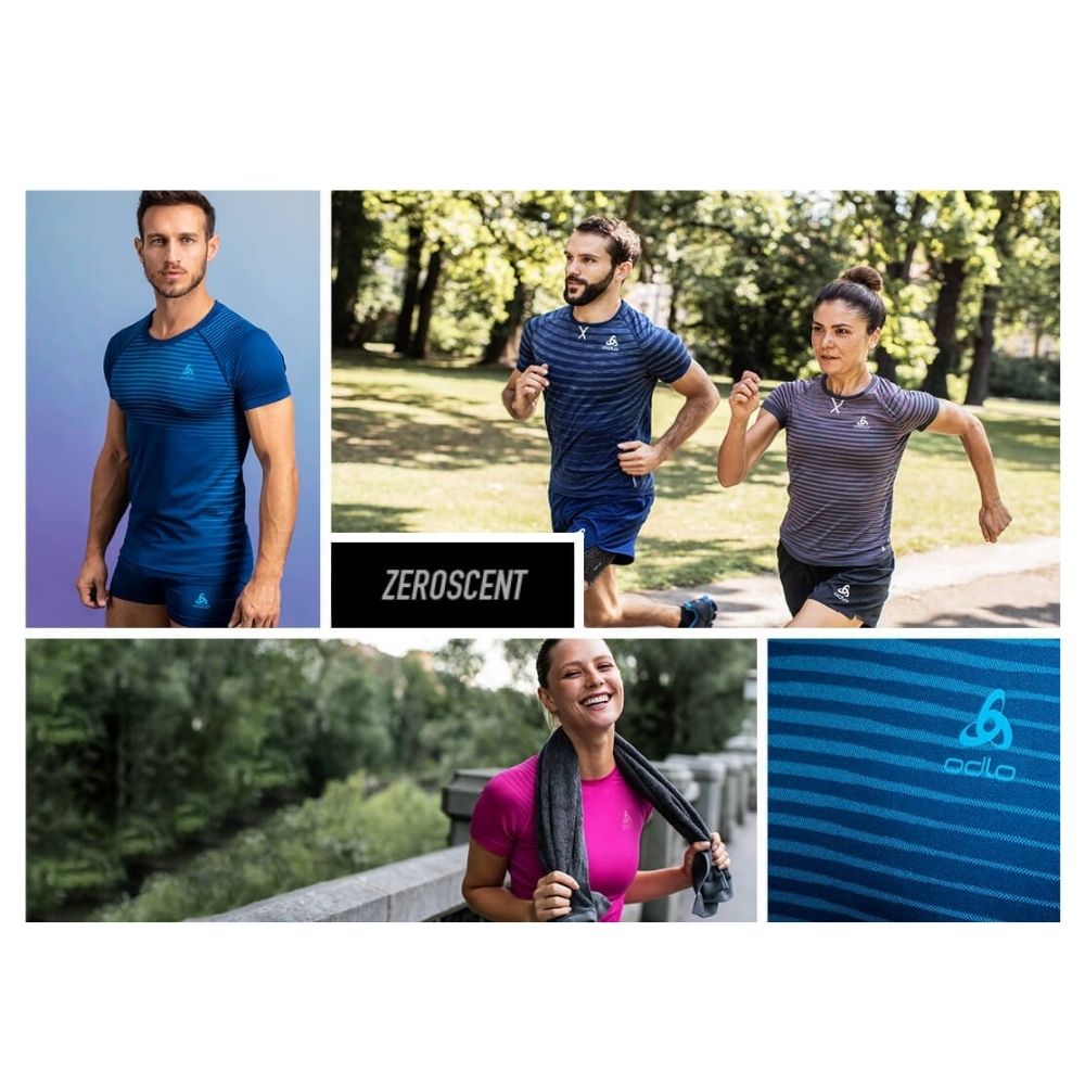Odlo Warm Eco Women's Baselayer Top - Purple Cactus Flower Print | Thermal Underwear for Hiking, Skiing & Winter Sports | Moisture-Wicking & Odor-Resistant Base Layer