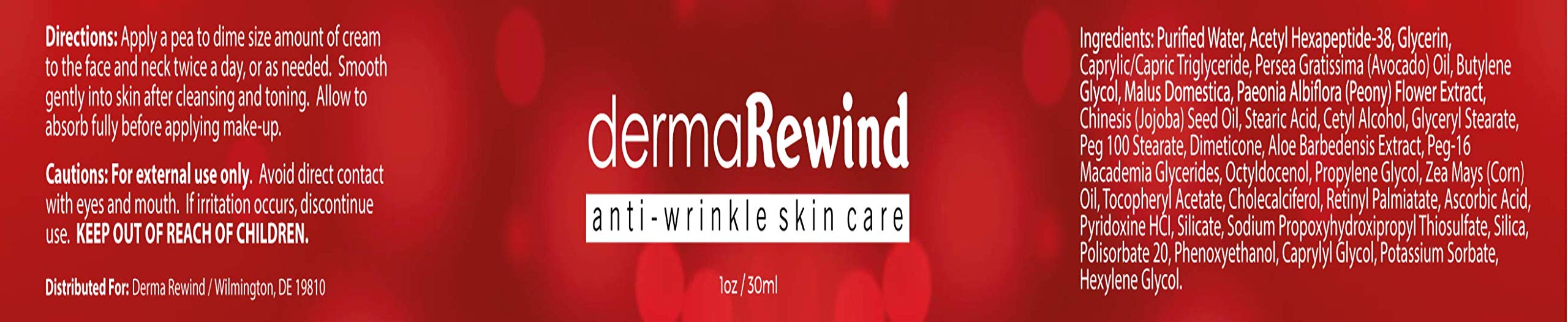 Derma Rewind Anti-Wrinkle Cream - Ageless Moisturizer for Face & Neck - Boosts Collagen & Elastin - Reduces Wrinkles & Fine Lines - Ultimate Skincare Solution for Women & Men - Perfect for Night Routine & Daily Anti-Aging Care
