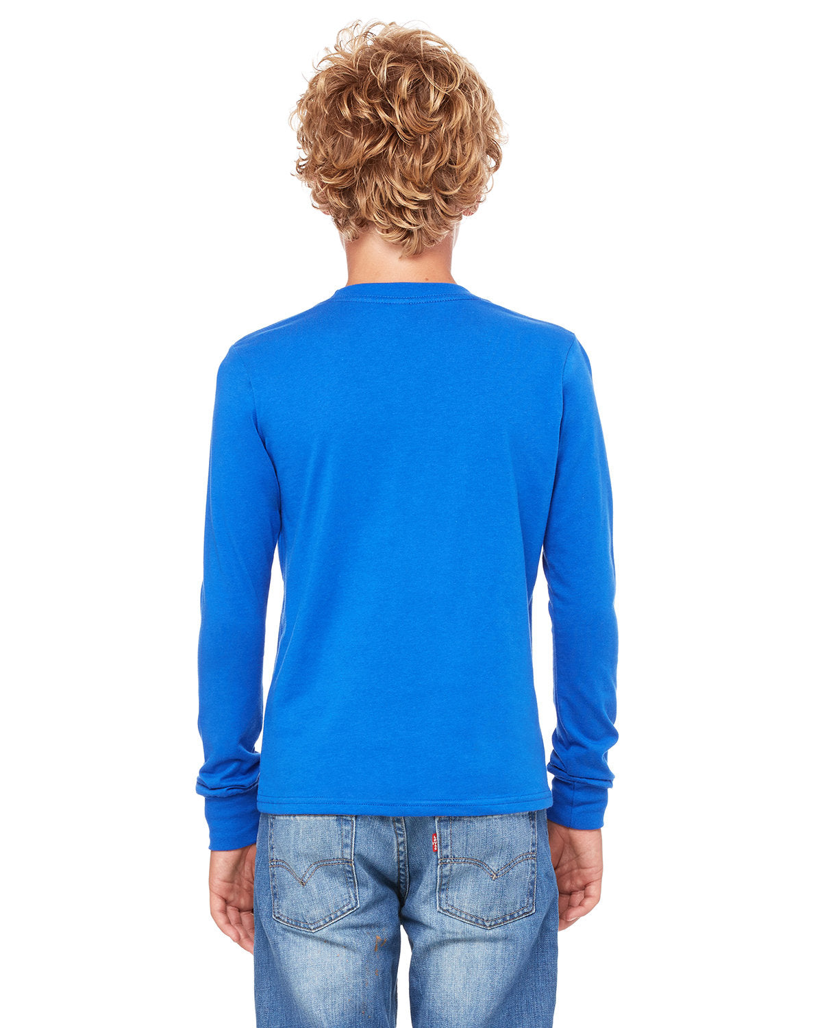 Bella + Canvas 3501Y Youth Long Sleeve Jersey T-Shirt - Soft Cotton Comfort Fit for Kids - Perfect for School, Sports & Everyday Wear