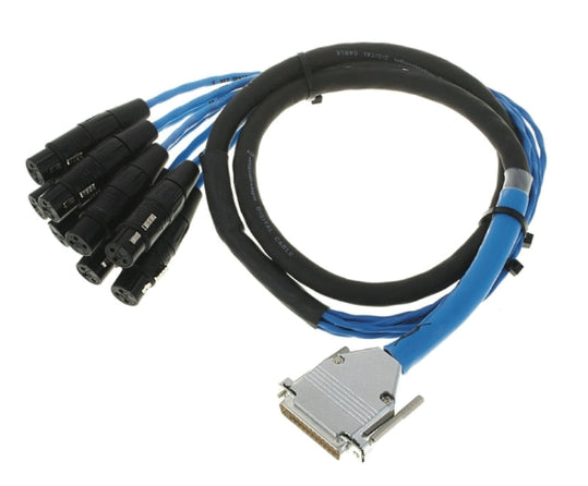 Avid DigiSnake 4' Digital Snake Cable - 4 Connection Options (XLR, TRS, RCA, MIDI) for Professional Audio Recording & Live Sound Setup