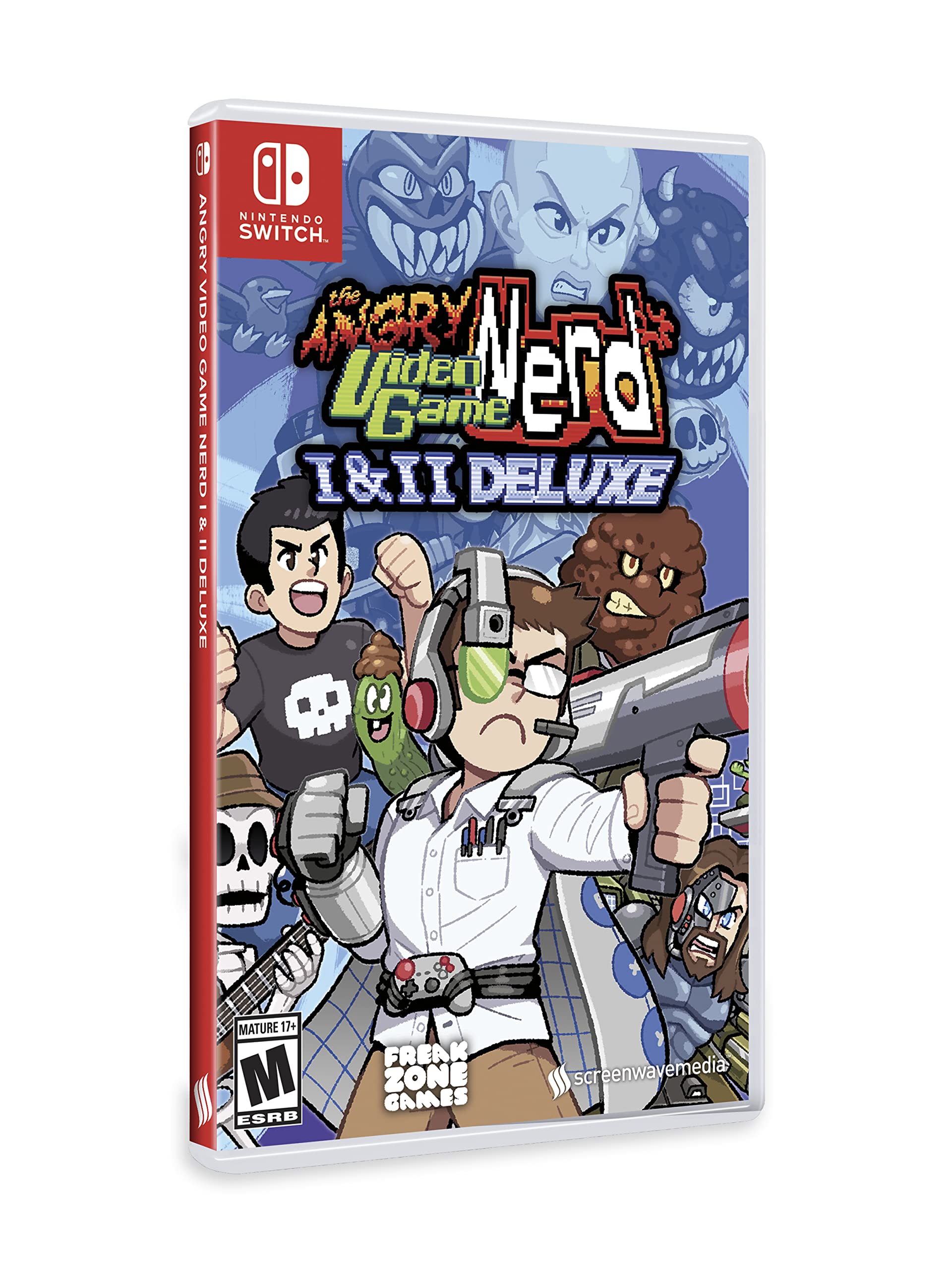 Angry Video Game Nerd I & II Deluxe Edition for Nintendo Switch - Retro Gaming Collection, Classic Game Reviews - Perfect for Nostalgic Gamers & Collectors