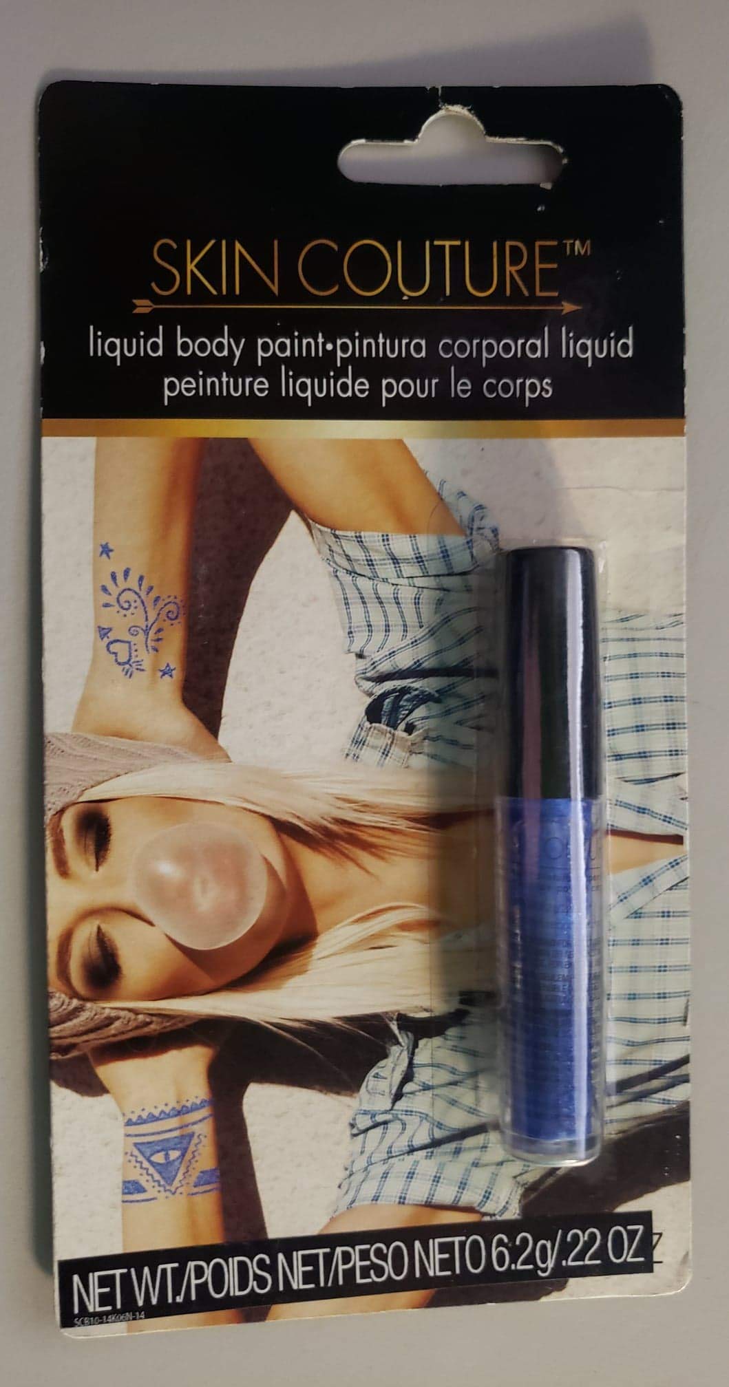 Premium Liquid Body Paint - Vibrant Blue for Face & Body Art | Safe, Non-Toxic, Water-Based | Perfect for Halloween, Cosplay, Festivals & Body Painting Events