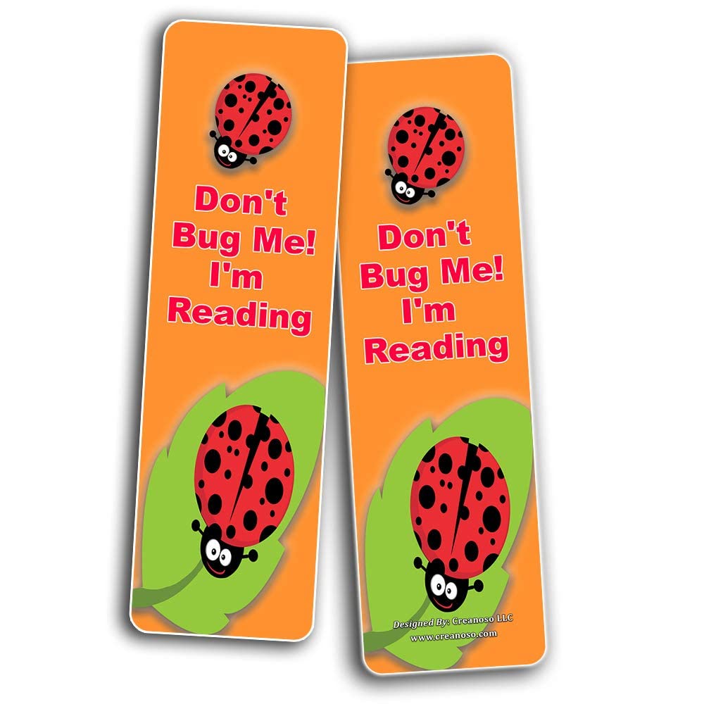 Creanoso 12-Pack Kids Bookmarks Set - Cute Premium Bookmark Gifts for Book Lovers, Men, Women & Teens - Perfect for Reading, Office Supplies & DIY Crafts - Great Stocking Stuffers & Bookworm Gifts