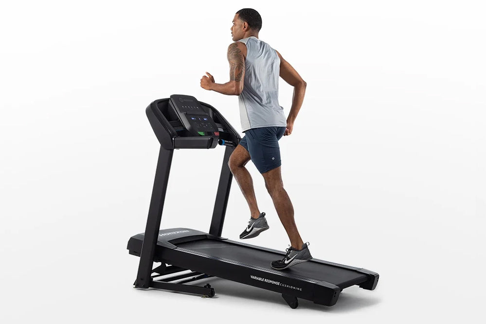 Horizon T101 Folding Treadmill - Compact Home Gym Equipment for Walking & Running | Perfect for Small Spaces & Home Workouts