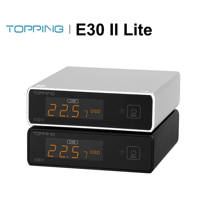 TOPPING E30 II Lite AK4493S DAC Digital to Analog Converter - High Fidelity Audio Decoder for Home Theater, Studio & Hi-Fi Systems
