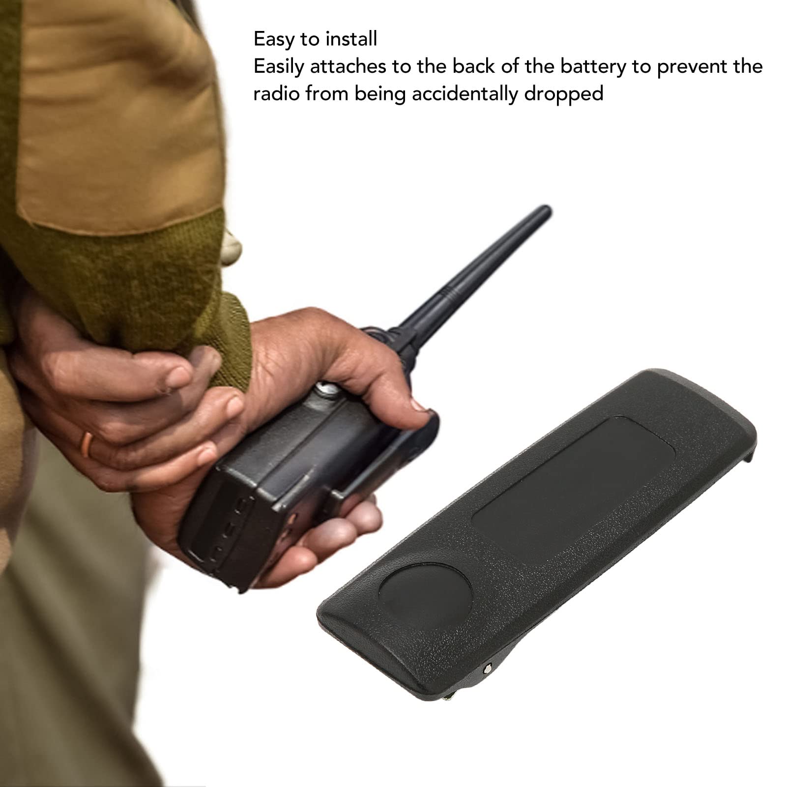 XPR 6550 XPR 7550 XiR P8268 XiR P6600 XPR 3300 GP328D Two Way Radio Belt Clip Replacement - 2PCS Walkie Talkie Belt Holder for Portable Radios - Perfect for Construction, Security & Outdoor Communication