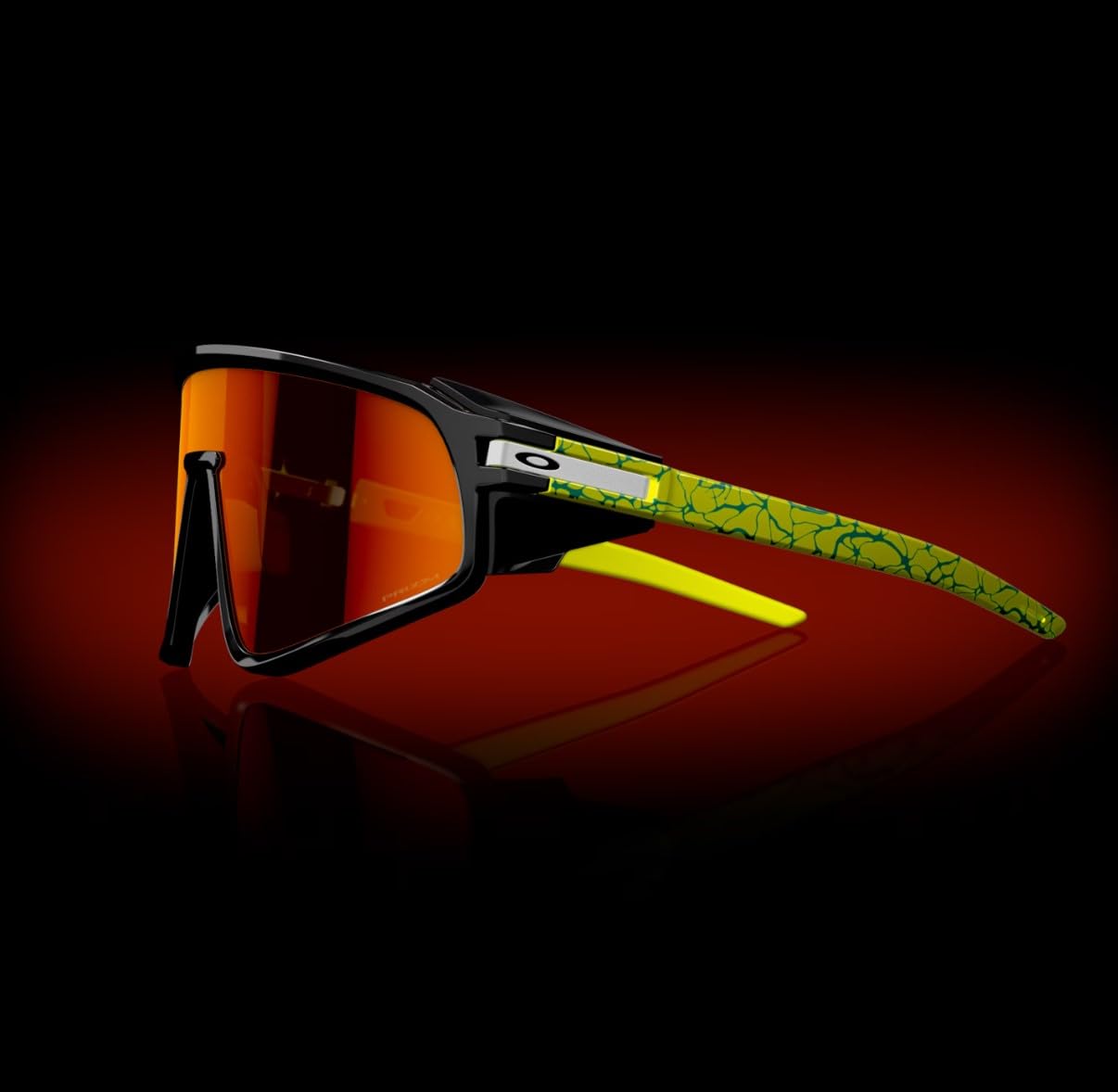 Oakley Latch Panel Sunglasses - Black Ink Frame with Prizm Ruby Lens for Running, Cycling & Outdoor Sports