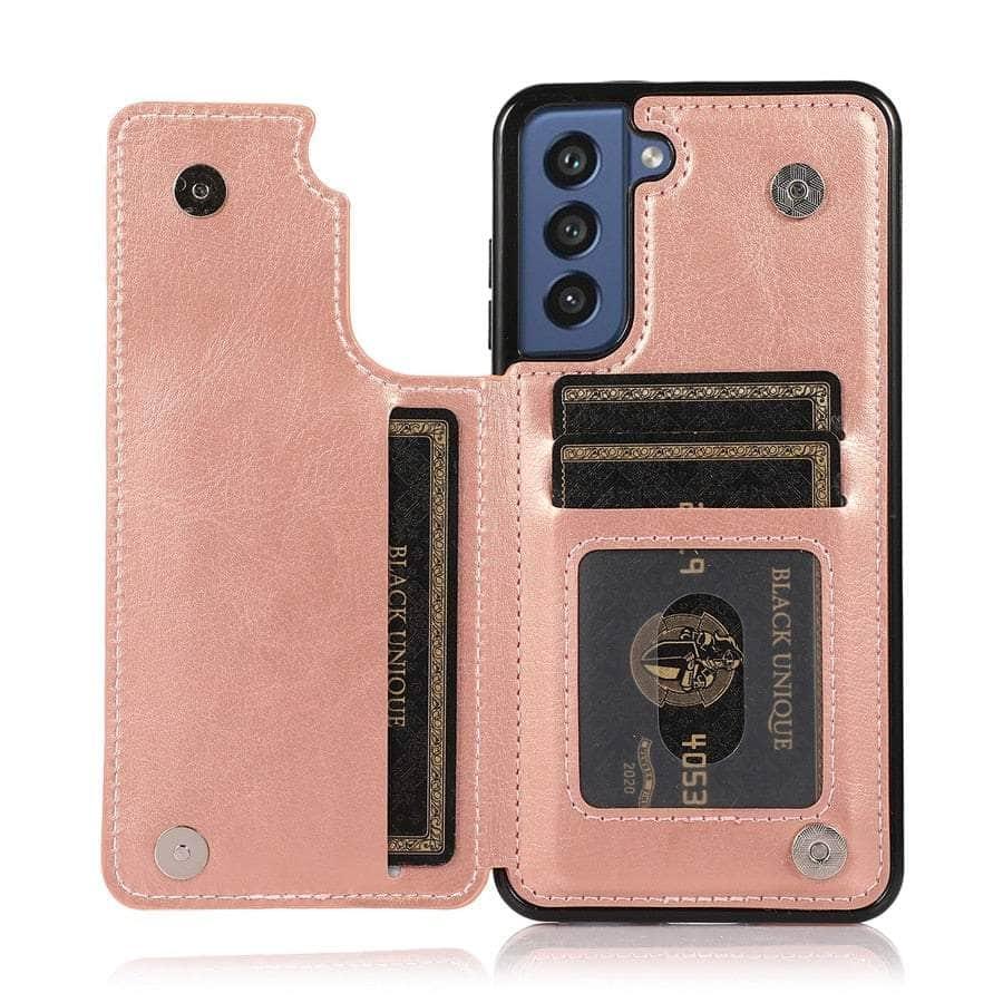 Premium Galaxy S23 Plus Leather Wallet Case - Slim Fit Luxury Design with Card Slots & RFID Protection - Perfect for Business, Travel & Everyday Use