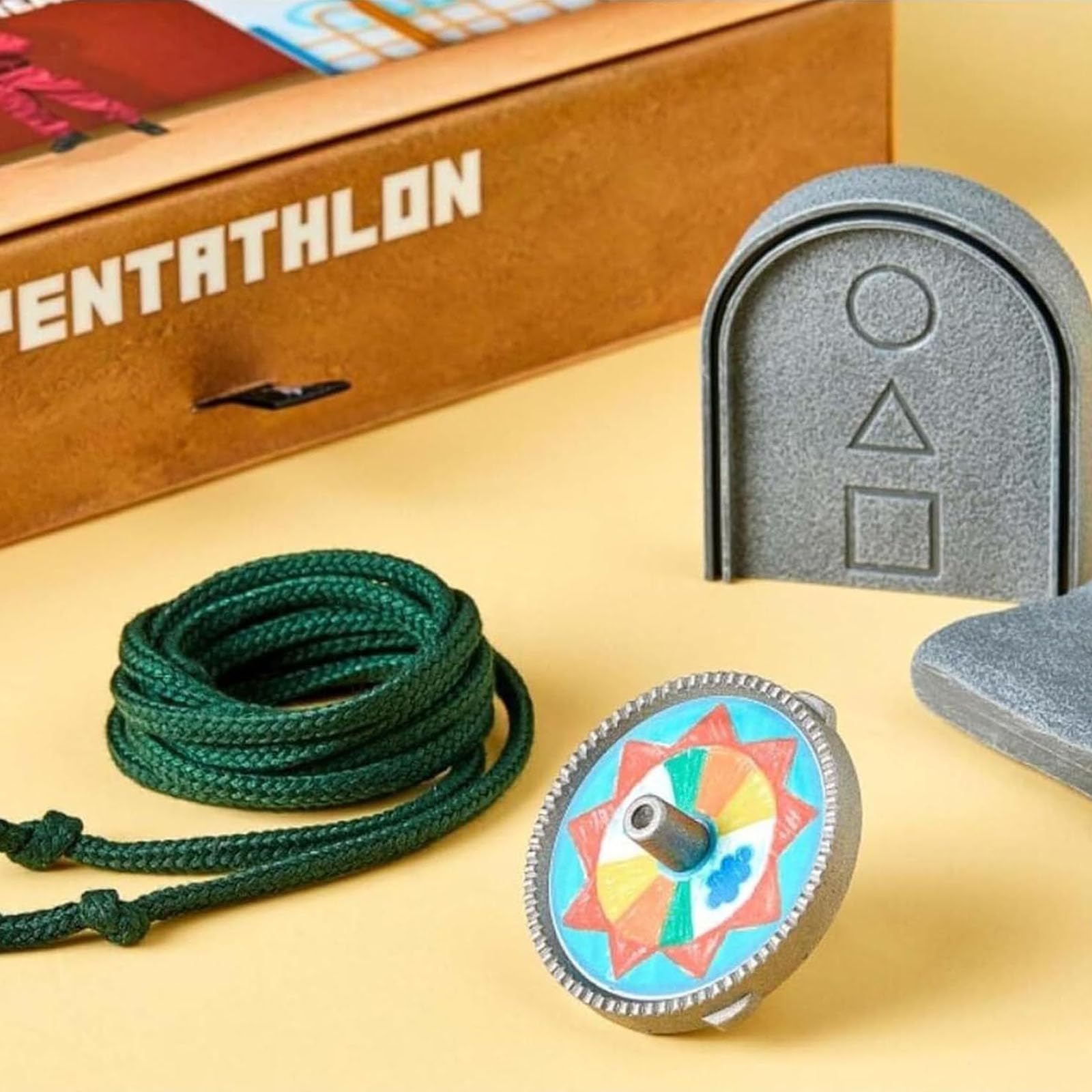 Korean Traditional Folk Game Set - Jebi Chagi, Gong-Gi, Biseokchigi, Ddakji & Gongii - Authentic Korean Cultural Games for Family, Kids & Travel | Perfect for Cultural Learning, Parties & Indoor/Outdoor Activities