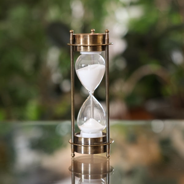 Variable Minute Compass Hourglass - Premium Sand Timer for Cooking, Games & Productivity - Perfect for Kitchen, Board Games & Office Time Management