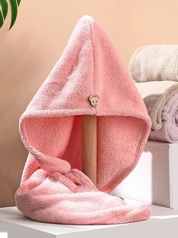 ARISTELLA Super Absorbent Microfiber Hair Towel Wrap - 500 GSM Quick Dry Hair Turban for Women & Men - Perfect for Salon, Spa, Home & Travel Use