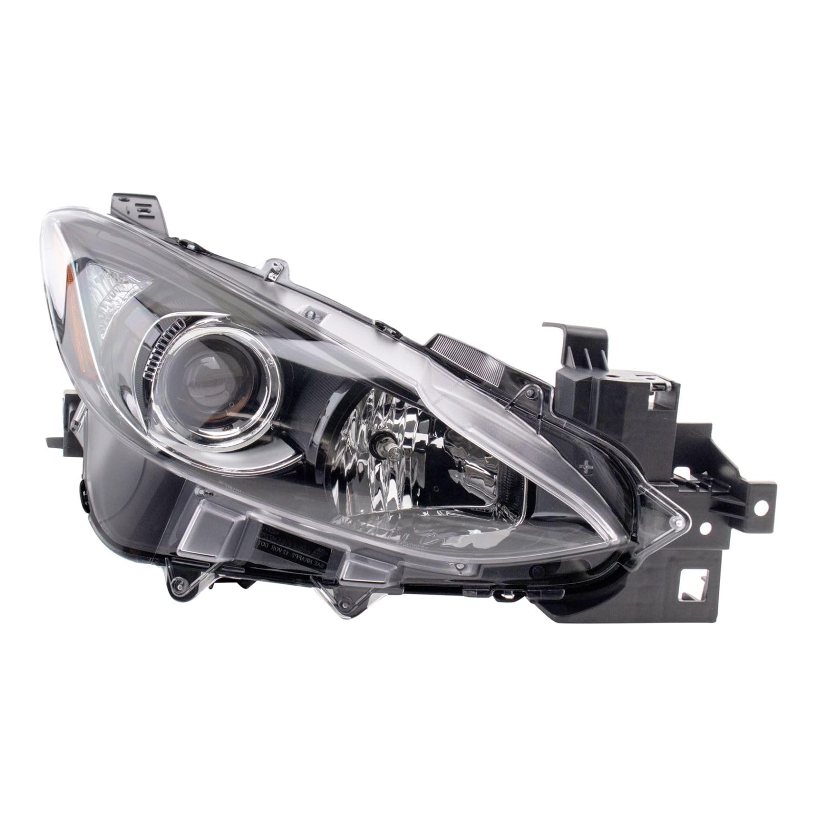 Halogen Headlight Assembly Set for 2014-2016 Mazda 3 - Driver & Passenger Side Replacement (MA2502144 MA2503144) - Perfect for Night Driving & Foggy Conditions