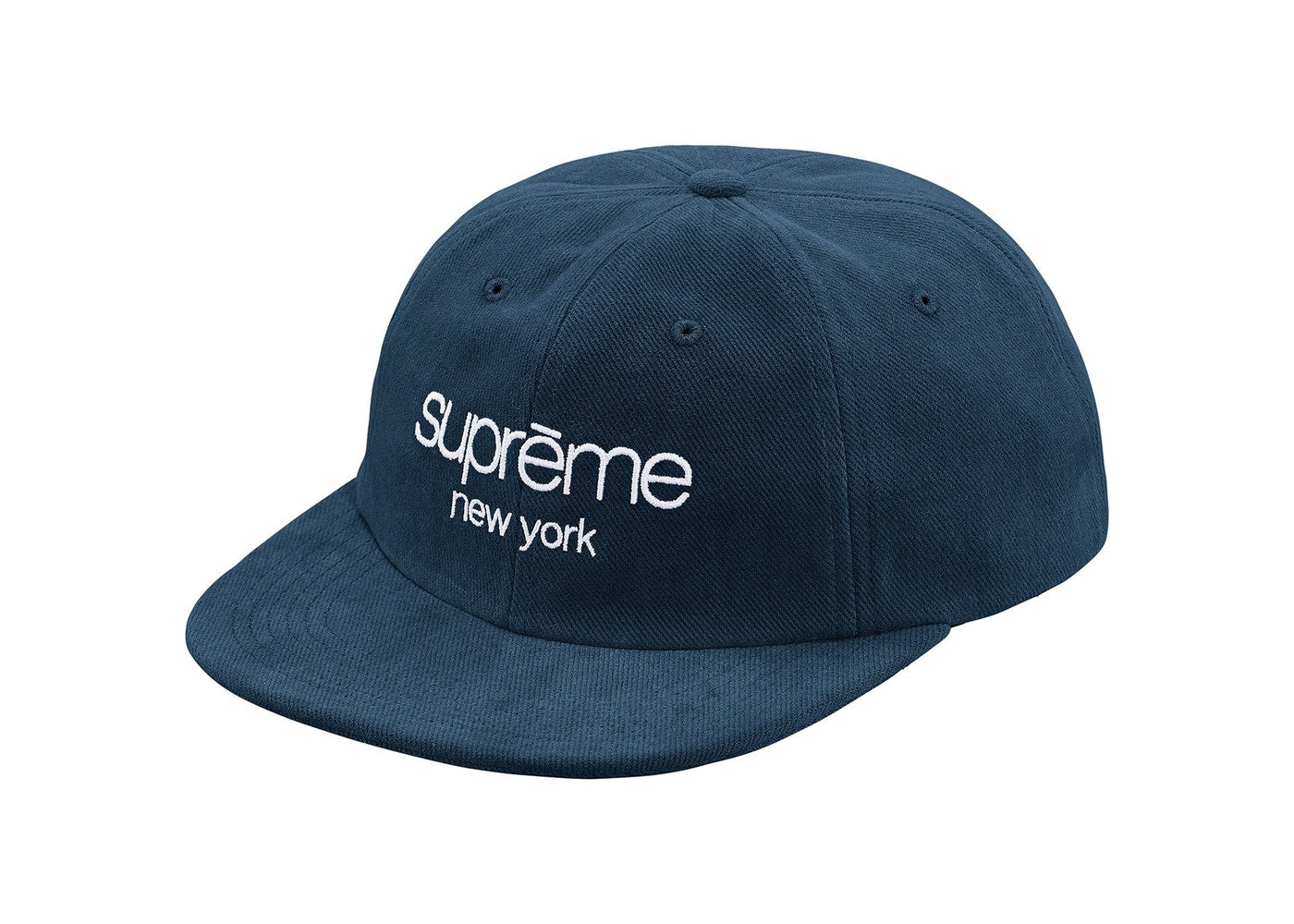 Supreme Classic Logo 6-Panel Snapback Hat (SS18) Navy Blue - Streetwear Fashion & Hip Hop Accessory for Men and Women