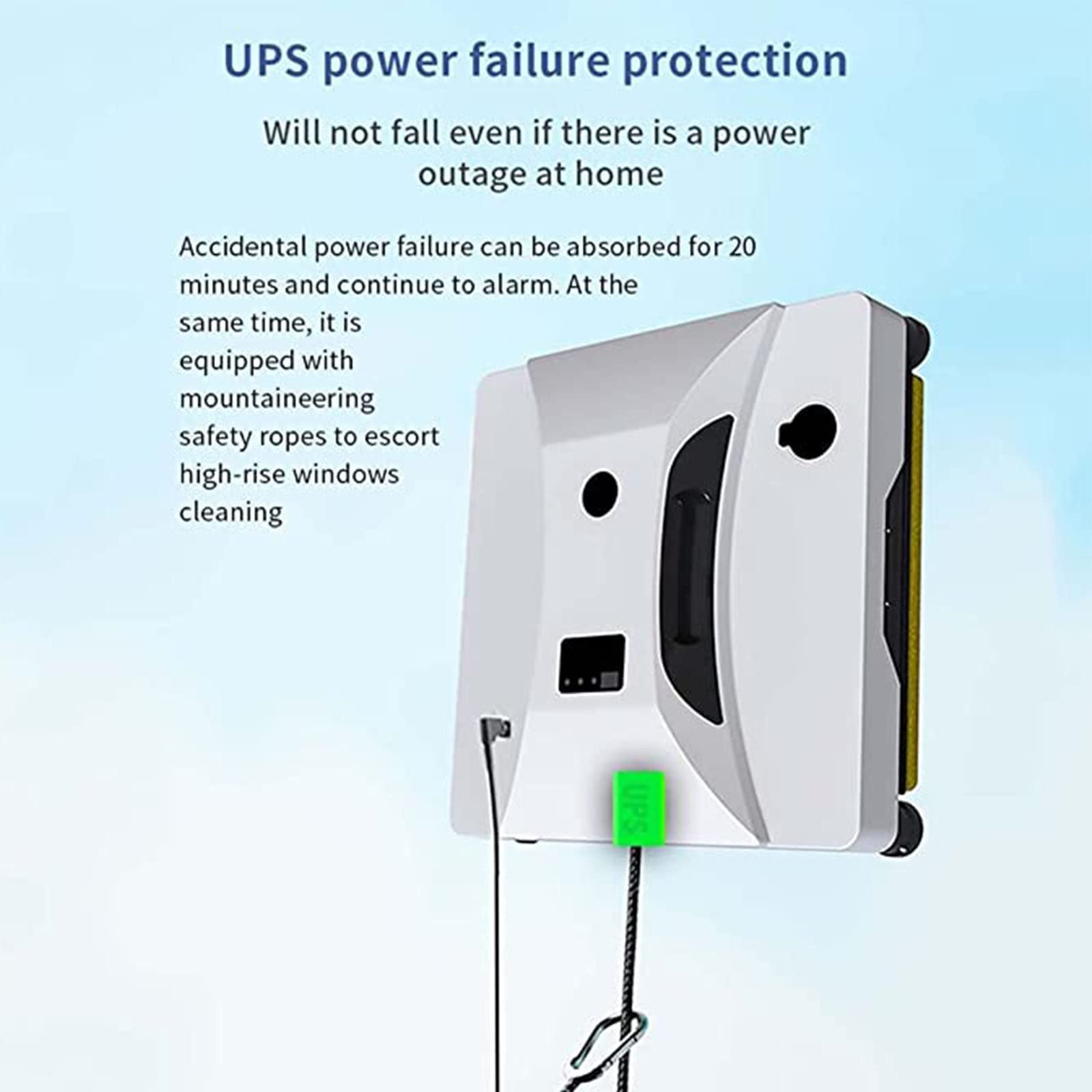 Automatic Window Cleaning Robot - Electric Glass Cleaner with Remote Control & Strong Vacuum Adsorption | Smart Home Cleaning Device for High-Rise Windows & Skylights