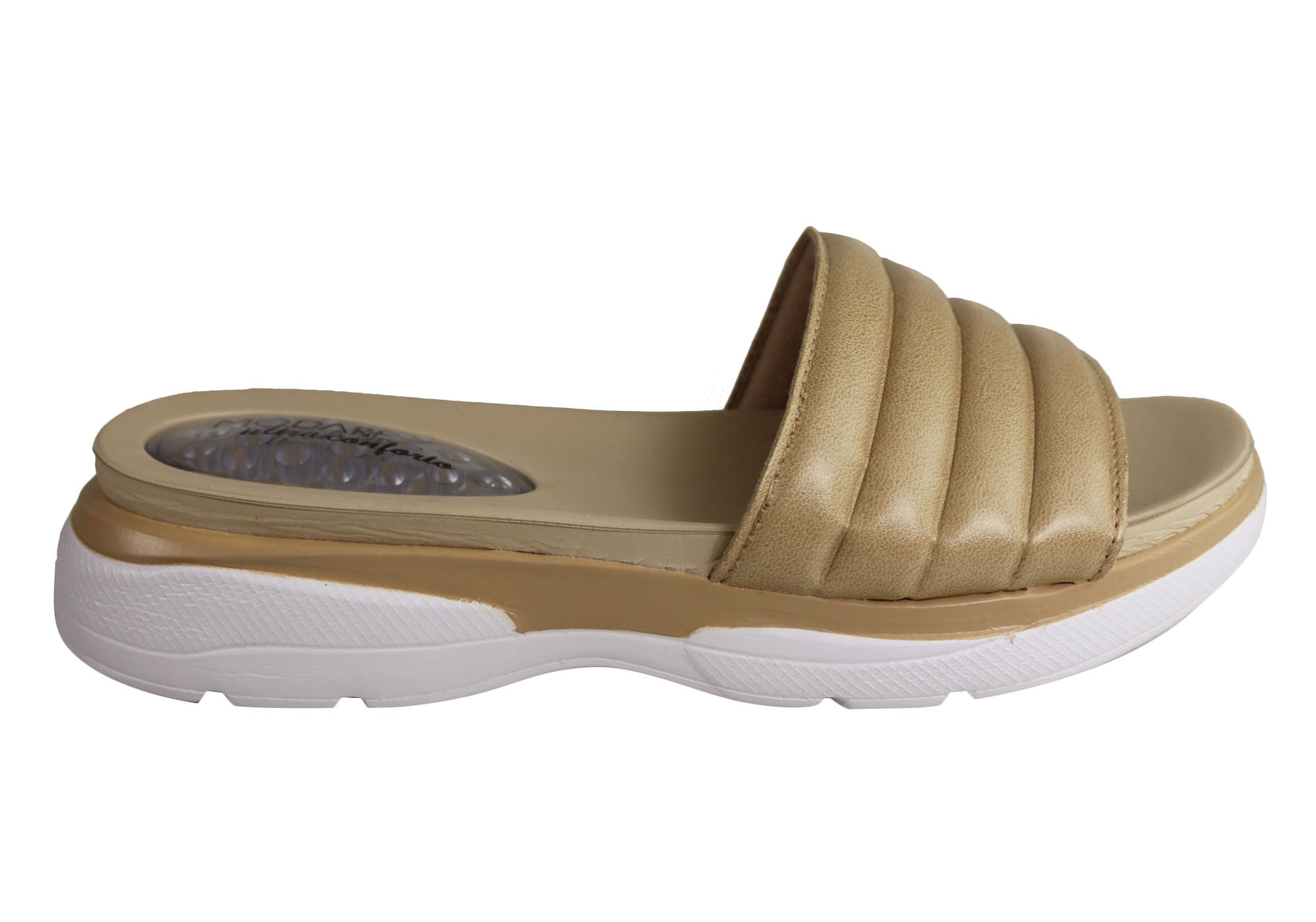 Modare Ultra Comfort Mischa Women's Cushioned Sandals - Breathable Arch Support Flip Flops for Women - Made in Brazil - Perfect for Beach, Pool & Summer Vacations