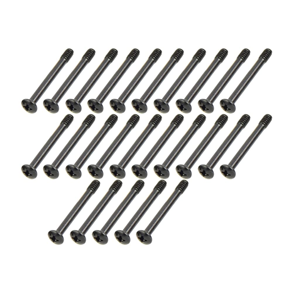 MARKELL 25Pcs 6-32x30mm Extended Round Head Mounting Screws for PC Cooling Fans - Perfect for Computer Case, Video Card Installation & DIY PC Builds | Ideal for Gaming Rigs, Workstations & Home Office Setups