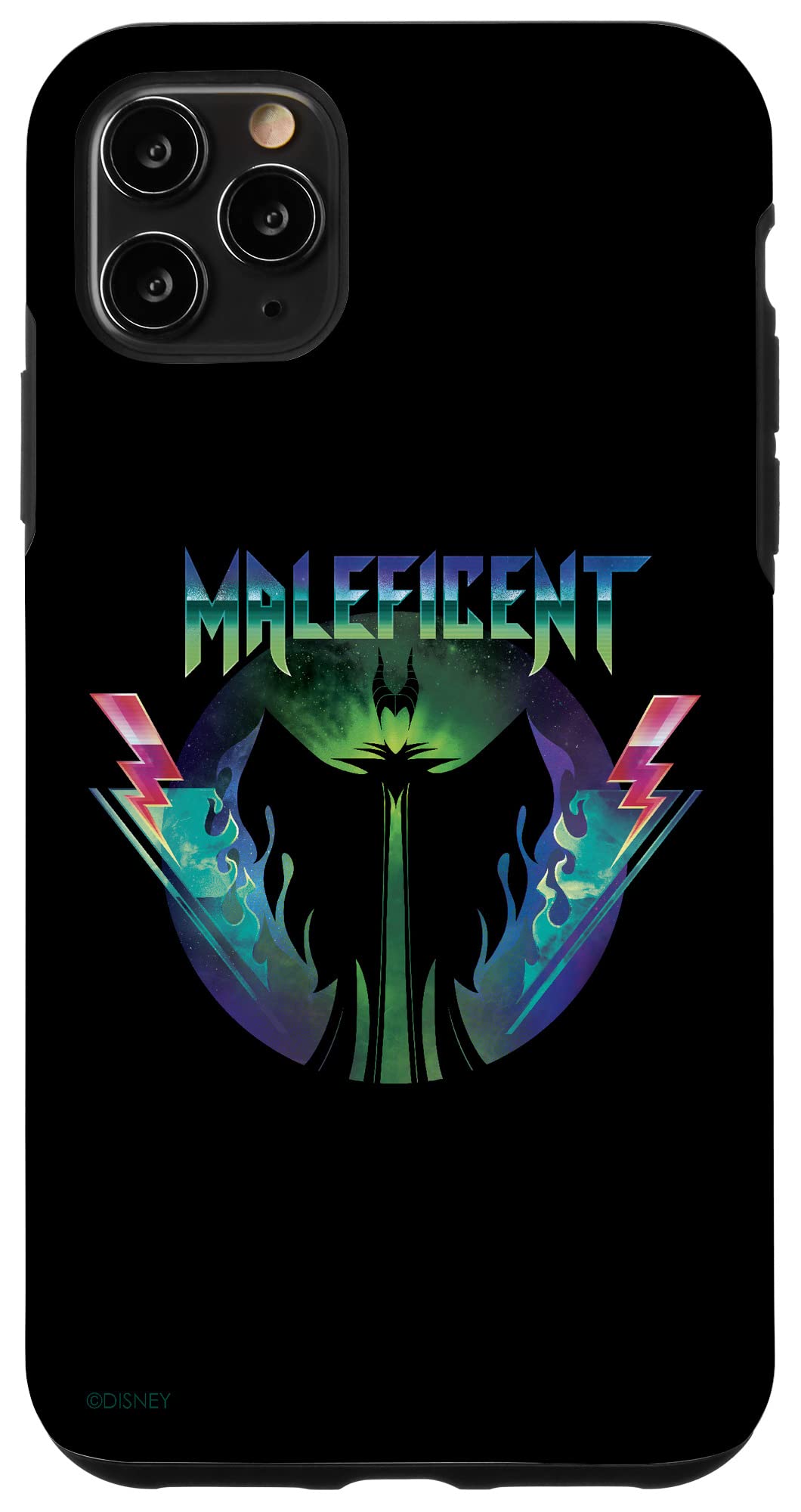 iPhone 11 Pro Max Case - Disney Villains Maleficent 90s Rock Band Design - Protective Phone Cover for Women & Men - Perfect for Concerts, Parties & 90s Theme Events