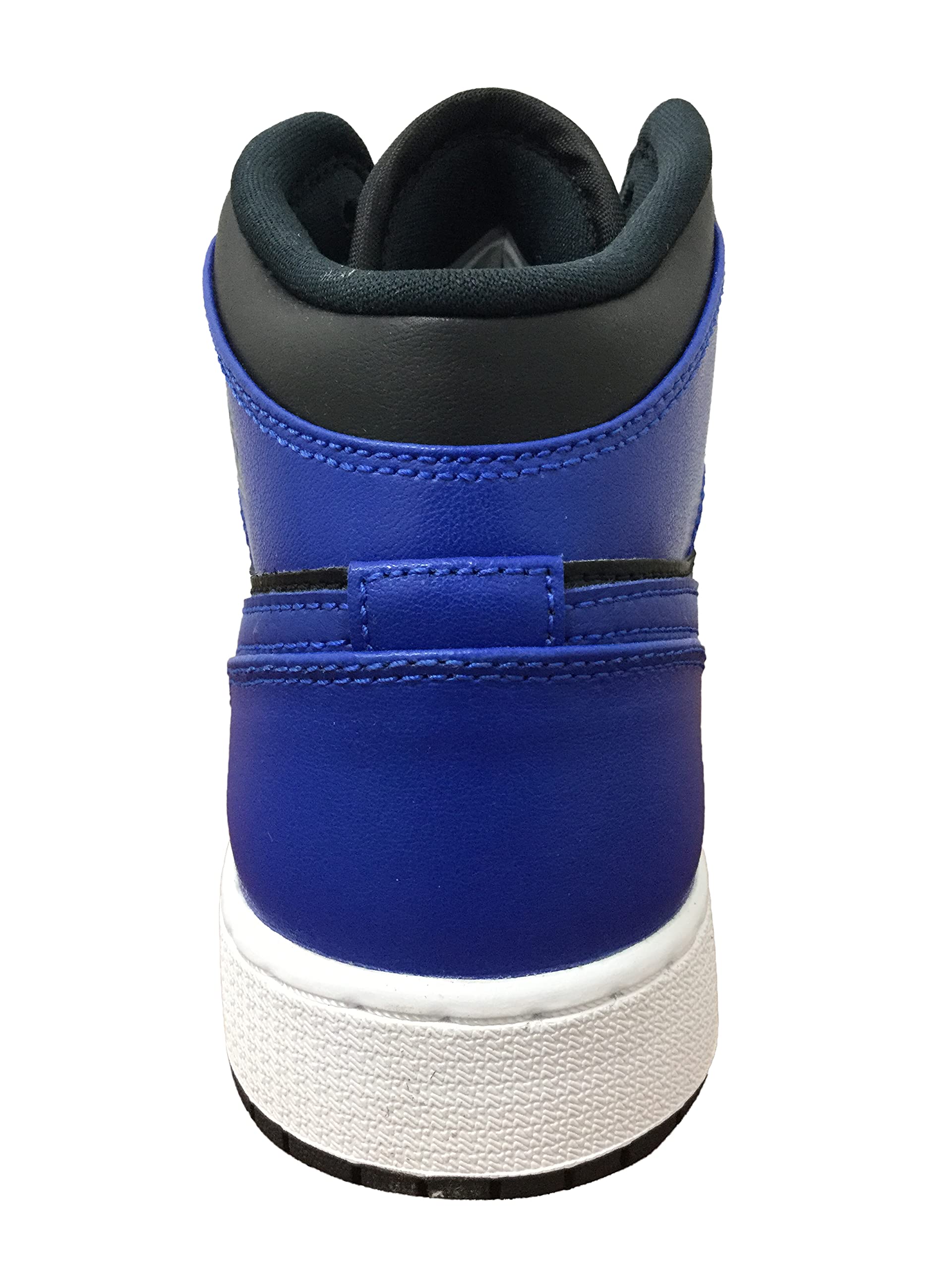 Air Jordan 1 Mid GS Big Kids Basketball Shoes - Black/Hyper Royal/White - Size 7 Youth - Stylish Sneakers for School, Sports & Casual Wear