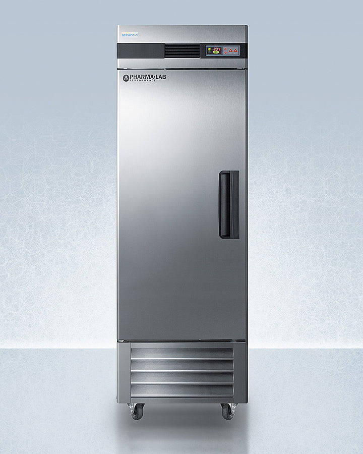 Accucold 23 Cu.Ft. Stainless Steel Upright Pharmacy Freezer - AFS23ML | Perfect for Medical Labs, Pharmacies & Vaccine Storage