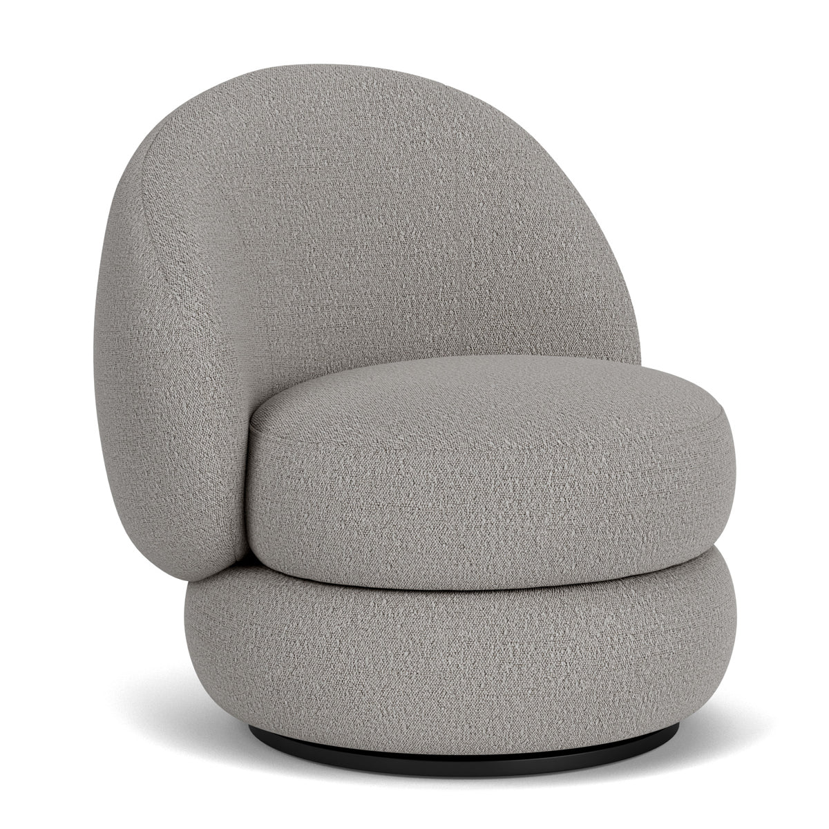 Alma Boucle Swivel Armchair - Modern Velvet Upholstered Accent Chair with 360° Rotation for Living Room, Bedroom & Office Decor