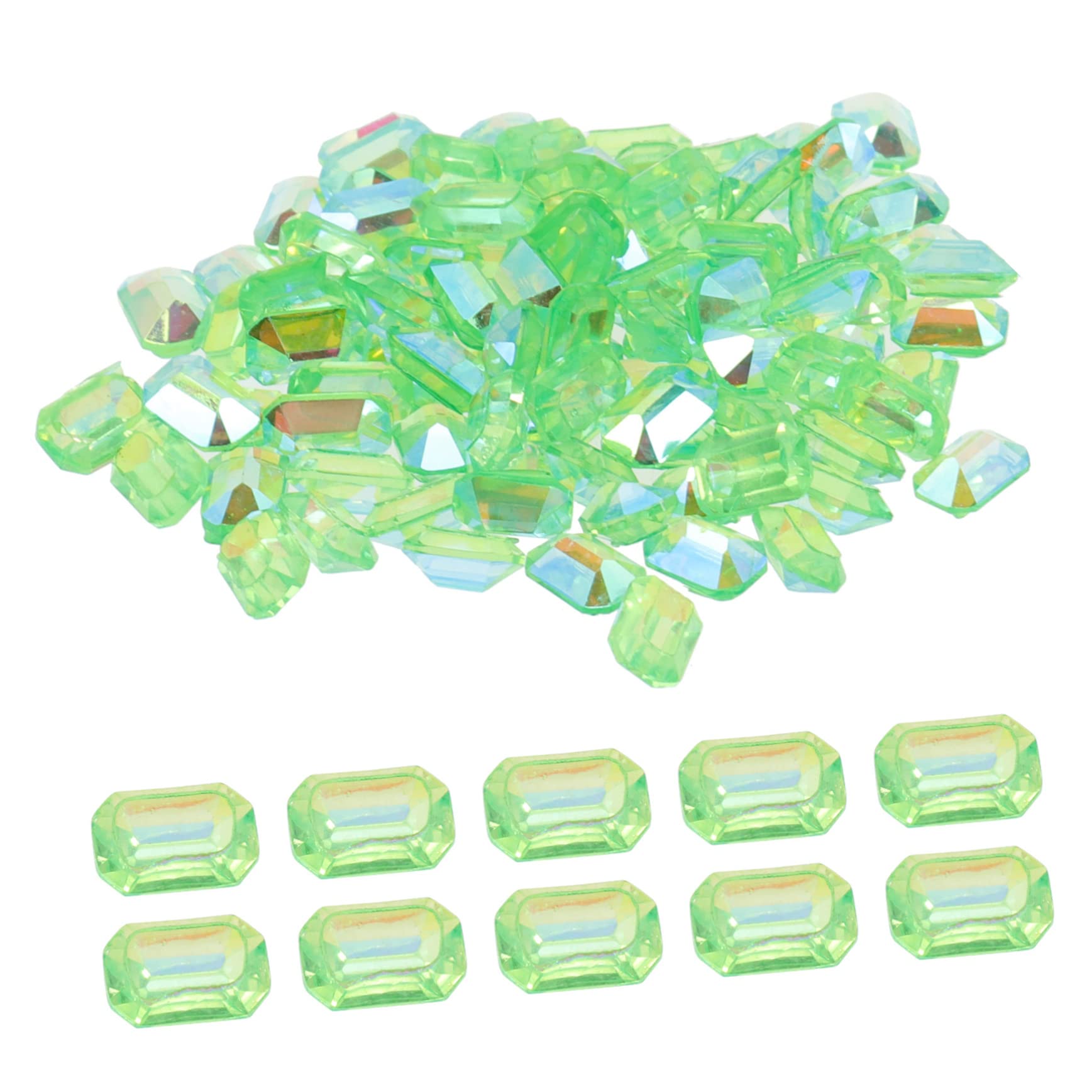 FOMIYES 2 Pack Nail Art Stickers - Crystal Flatback Charms for Manicure, Scrapbooking & Nail Decoration | DIY Nail Art Accessories for Girls, Women | Perfect for Parties, Weddings, Salon & Home Nail Care