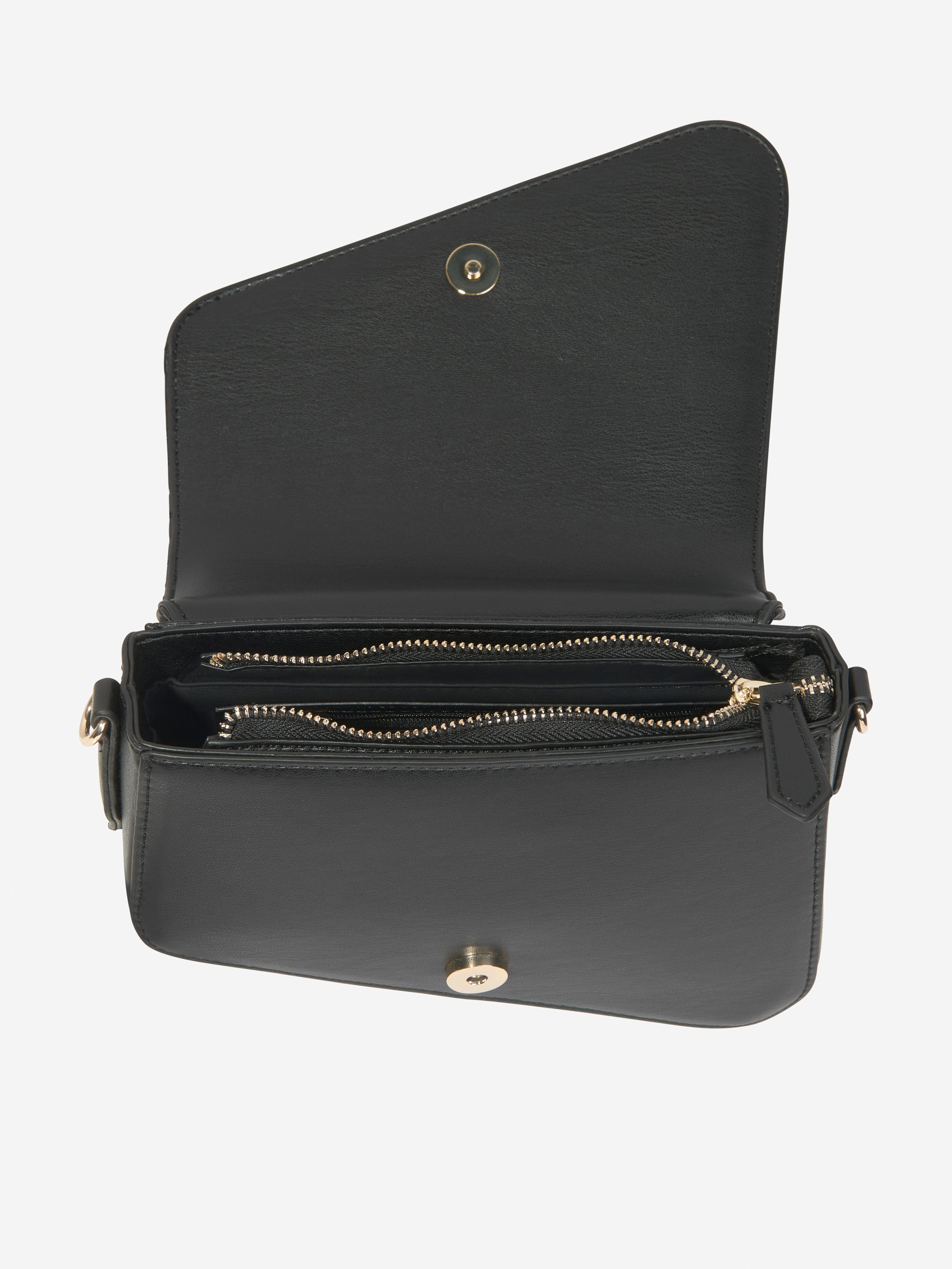 Belville Black Crossbody Bag for Women - 17.3 Inch Stylish Shoulder Purse, Lightweight & Durable Handbag for Travel, Shopping & Daily Use