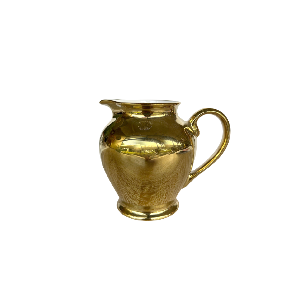 Ms Etoile Mini Gold Jug - Elegant Small Decorative Pitcher for Home Bar, Coffee & Tea Serving, Wedding & Party Decor - Perfect for Milk, Cream, Syrup & Cocktail Garnish