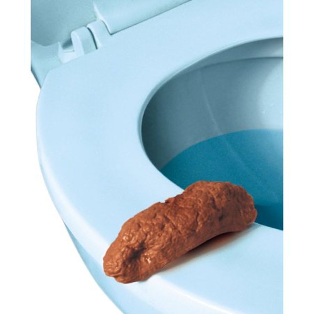 Loftus Gross Party Pooper Fake Poo Prank Toy - 4 Inch Realistic Brown Fake Poop for Gag Gifts, Halloween Pranks & Party Jokes - Hilarious Novelty Item for Friends & Family