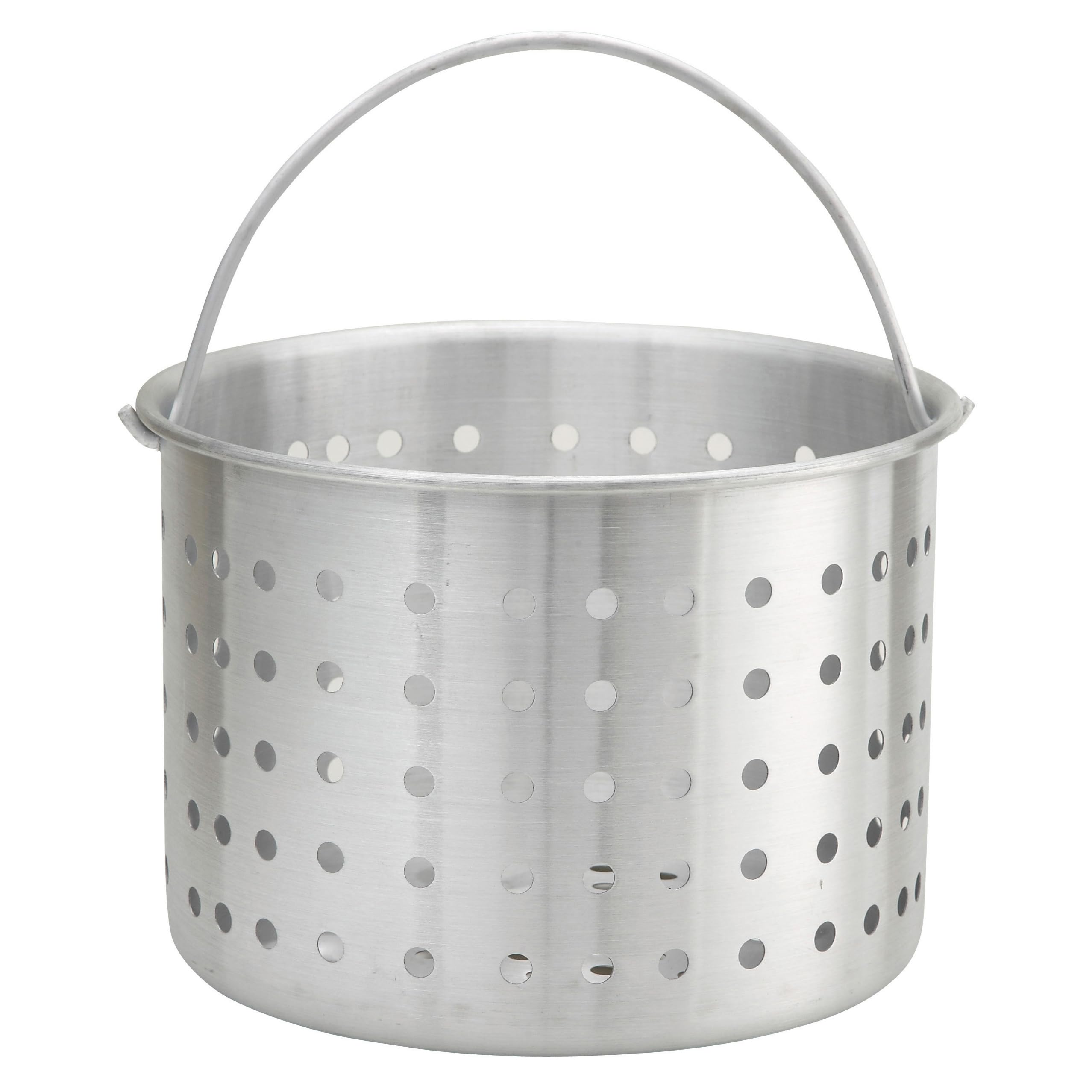 Winware Professional Aluminum Steamer Basket for 20-Quart Stock Pot - Silver | Perfect for Vegetables, Dumplings & Seafood | Healthy Cooking & Meal Prep