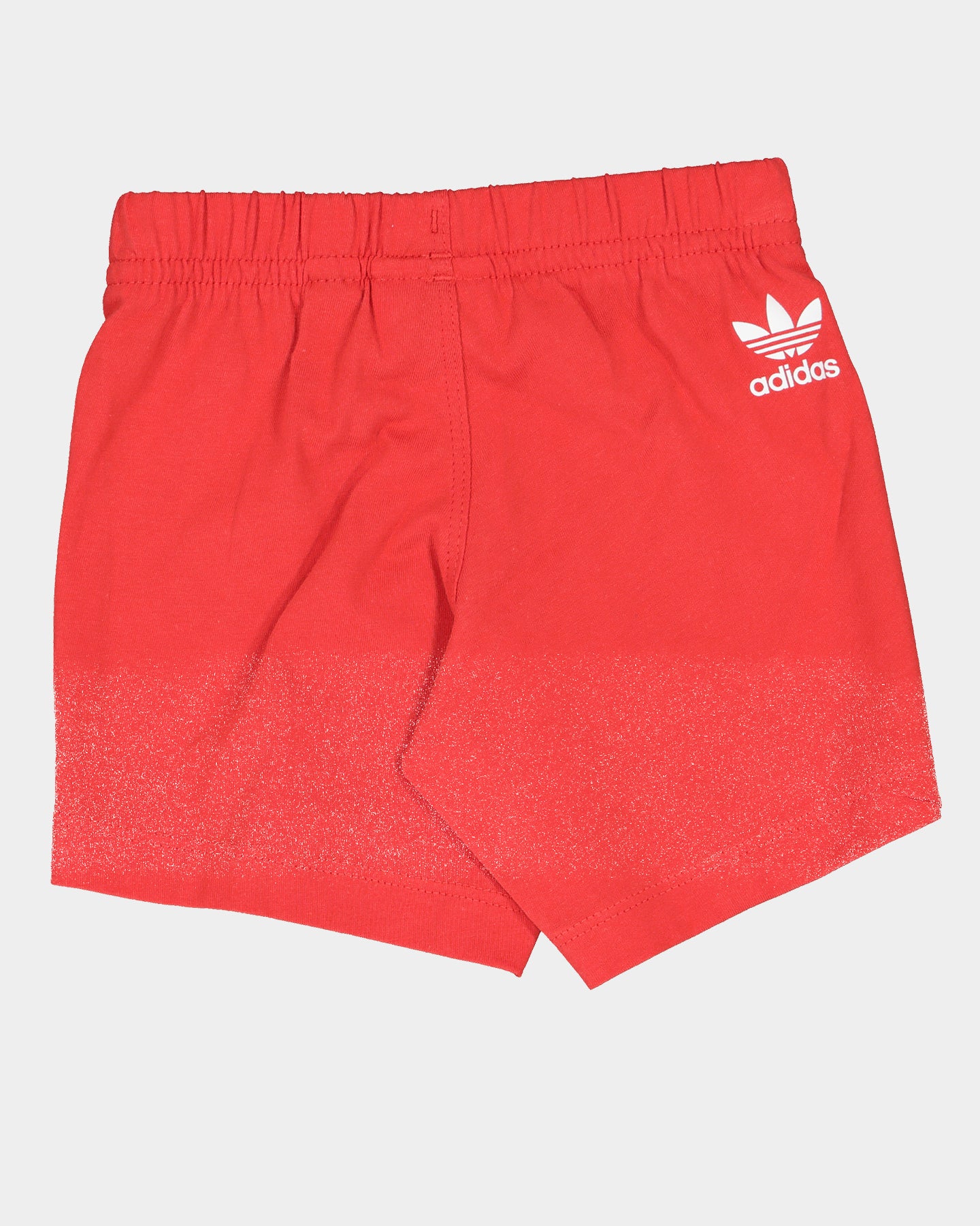 Adidas Infant Adicolor Shorts and T-Shirt Set - Vivid Red 2-Piece Outfit for Baby Boys & Girls - Perfect for Playtime, Daycare, and Family Outings