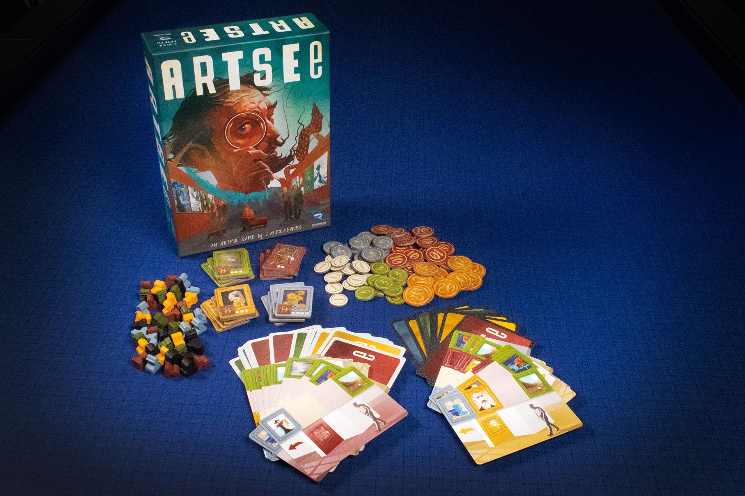 Renegade Game Studios Artsee - Juego de Mesa de Estrategia Familiar, Ideal para Noches de Juego en Casa y Reuniones Sociales