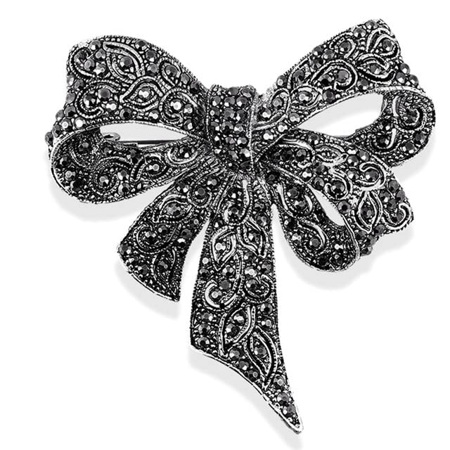 Rhinestone Butterfly Brooches for Women - Elegant Fashion Pins for Dresses & Jackets