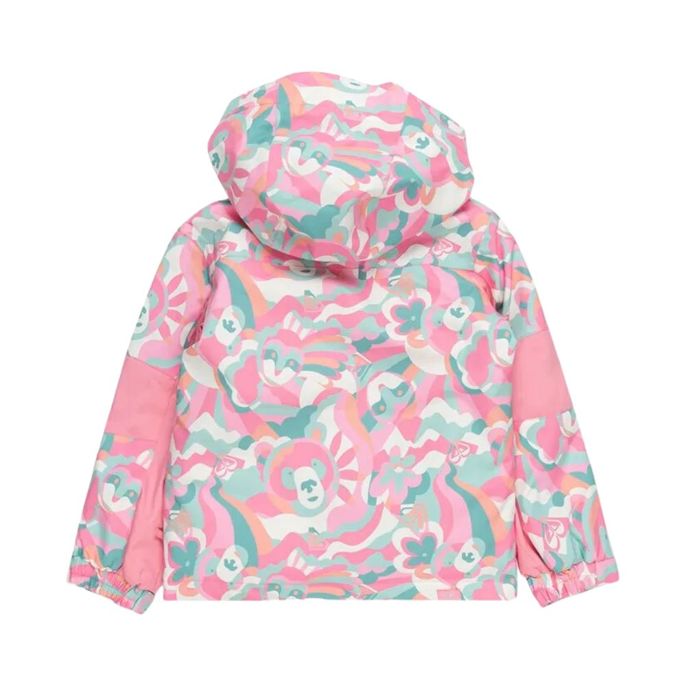 Roxy Girls Ski Jacket and Bib Pants Set for Kids 2-7 Years – Warm Winter Snow Outfit for Skiing & Outdoor Activities