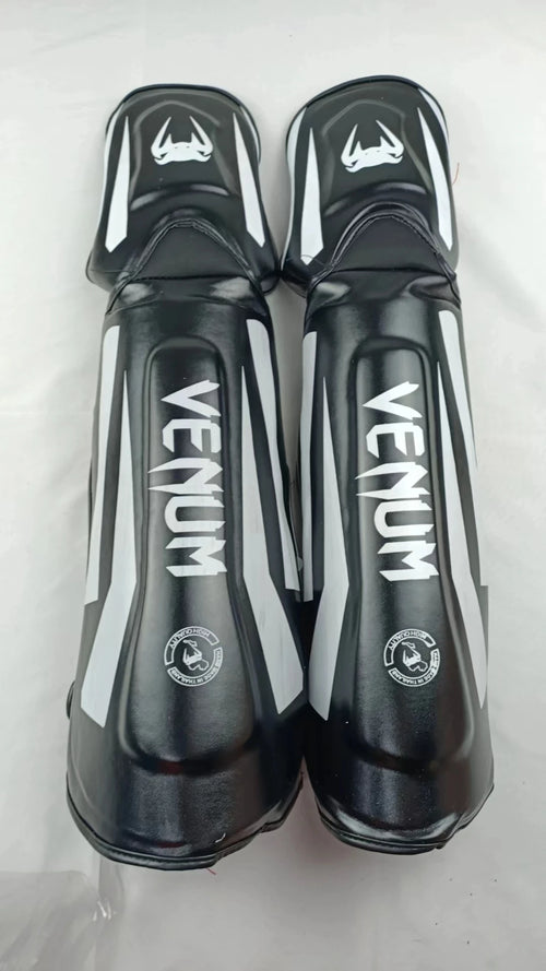 Thai Boxing Sanda Leg Guards - MMA Free Fighting Taekwondo Kick Protection Gear for Training & Competition