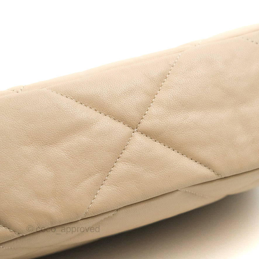 Chanel 19 Small Beige Handbag with Mixed Hardware - Luxury Crossbody Bag for Women, Perfect for Everyday Use & Special Occasions