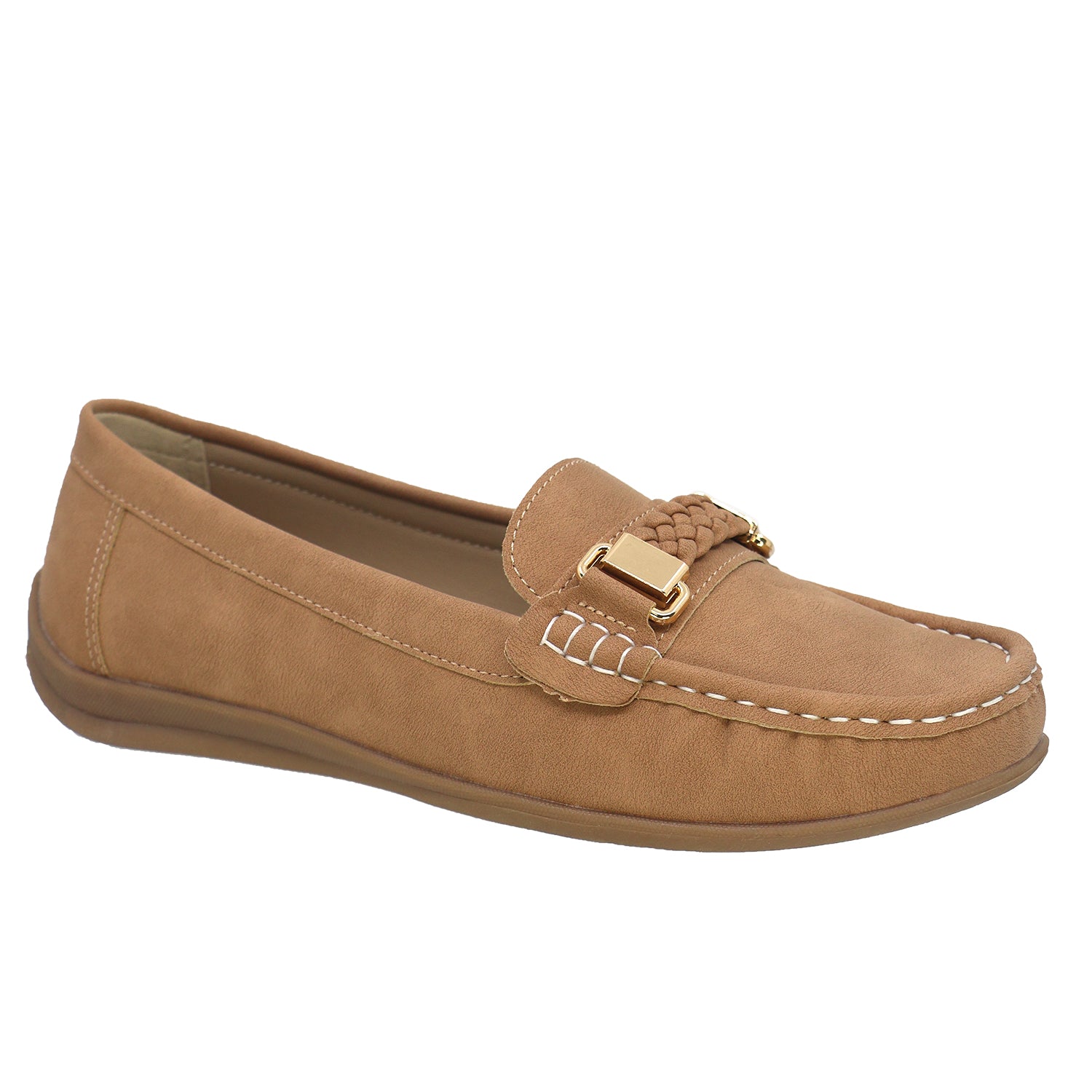 Women's Ella Loafer Shoes - Comfortable Slip-On Flats for Work, Office & Casual Wear - Classic Penny Loafers for Women