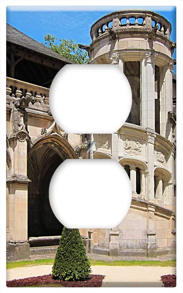 St Gatien Cathedral Cloister Switch Plate Outlet Cover - Decorative Wall Plate for Home Decor | Perfect for Living Room, Bedroom & Office