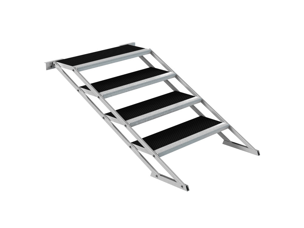 Adjustable Stairs - Safe & Sturdy Retractable Ladder for Home, Loft, Attic, and Garage Access - Easy to Install & Space-Saving Design