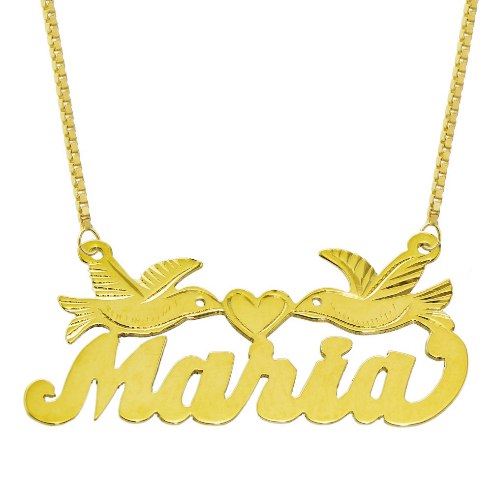 14K Yellow Gold Personalized Name Plate Necklace - Custom Engraved Pyramid Jewelry for Women - Perfect Gift for Birthday, Anniversary & Valentine's Day