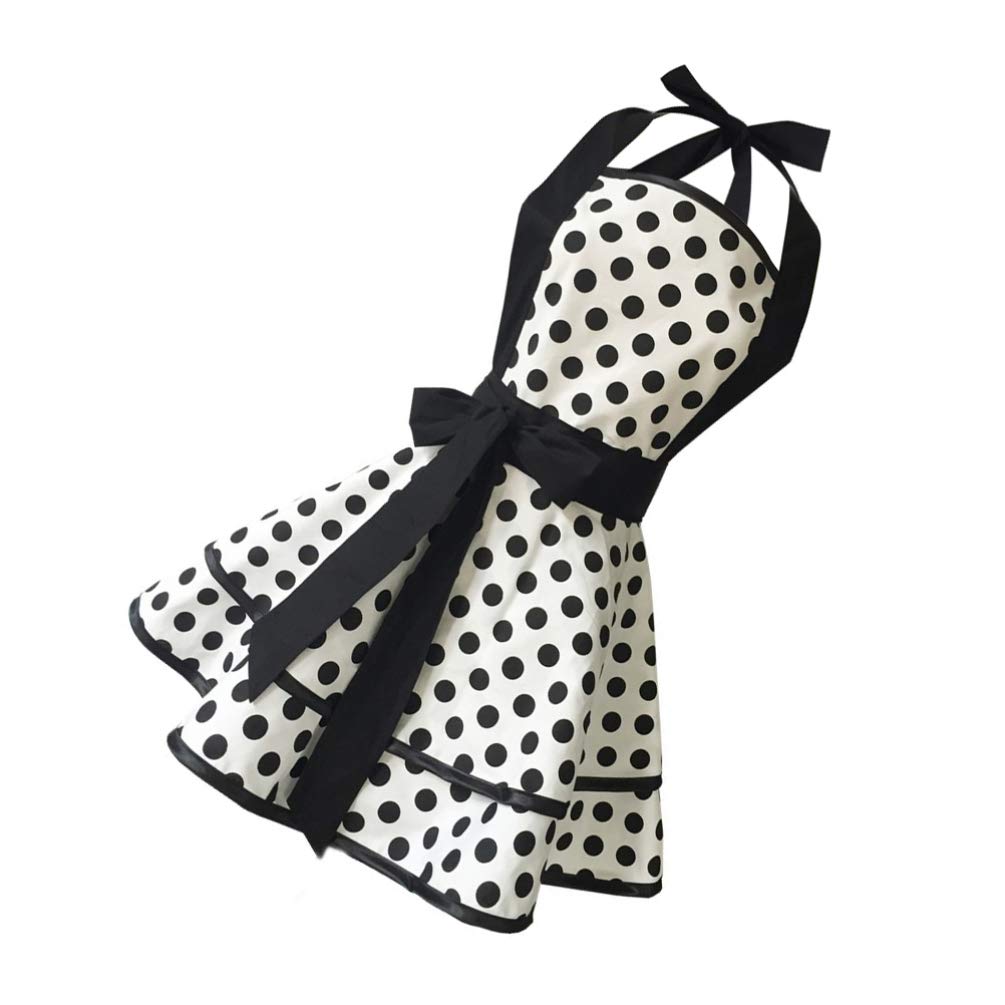Hemoton 1-Piece Cotton Apron for BBQ, Cooking, Painting & Baking - Adjustable Adult Bib for Women & Chefs - Perfect for Restaurants, Kitchen & Crafting