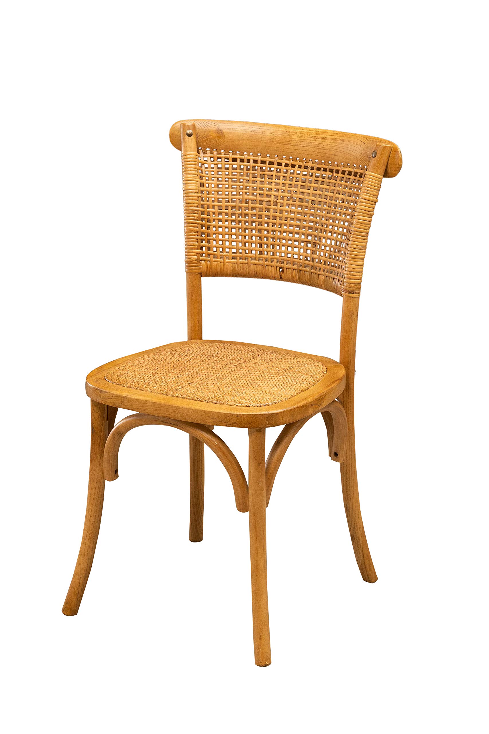 Thonet Wooden Dining Chair 88x50x45 cm - Solid Wood Kitchen Chairs, Rattan Style Dining Room Chairs for Home, Restaurant & Cafe Decor