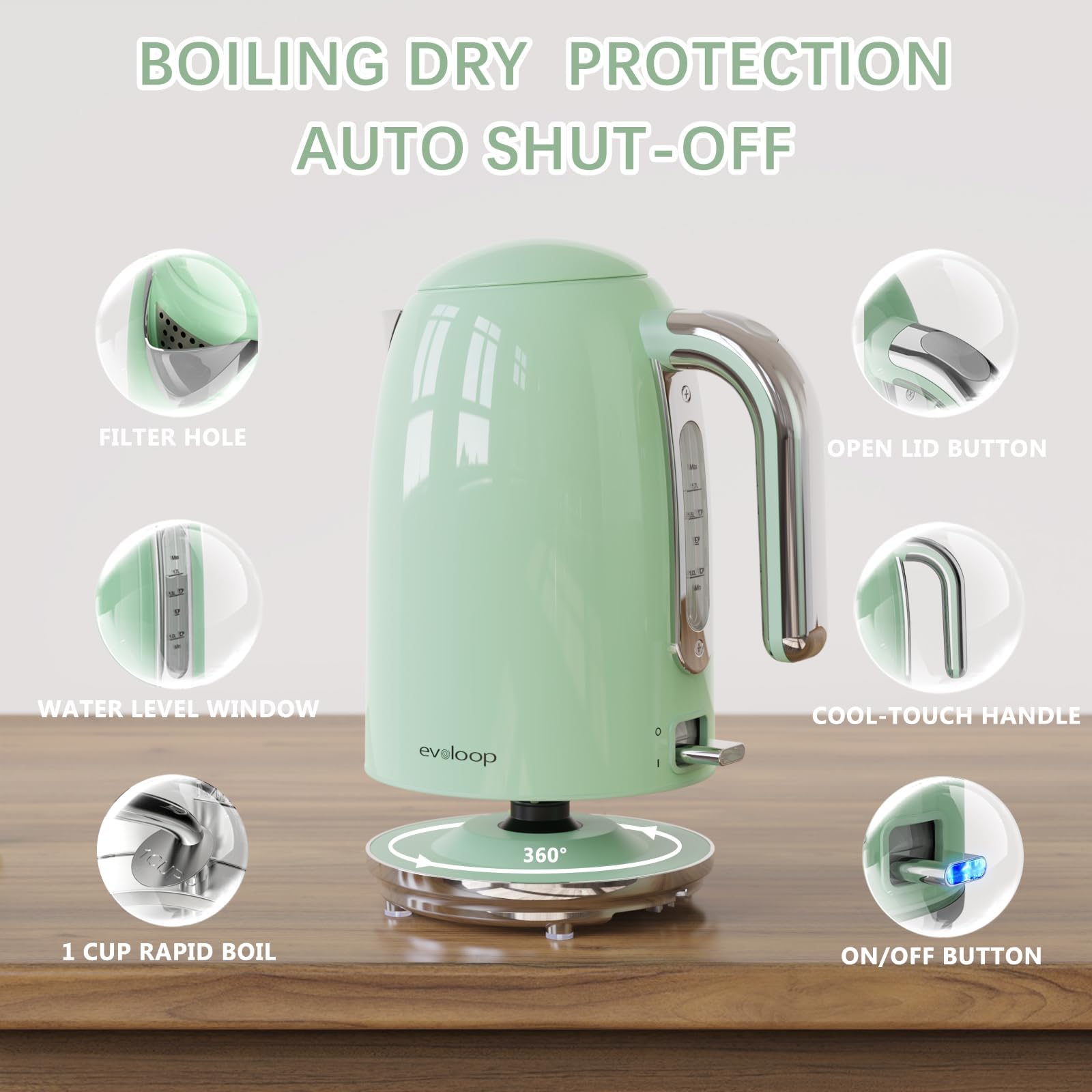 8-in-1 Automatic Nut Milk Maker & Electric Tea Kettle - Fast Almond Soy Oat Milk Machine with Self-Cleaning for Home Kitchen, Perfect for Vegan Dairy-Free Drinks & Herbal Tea Brewing