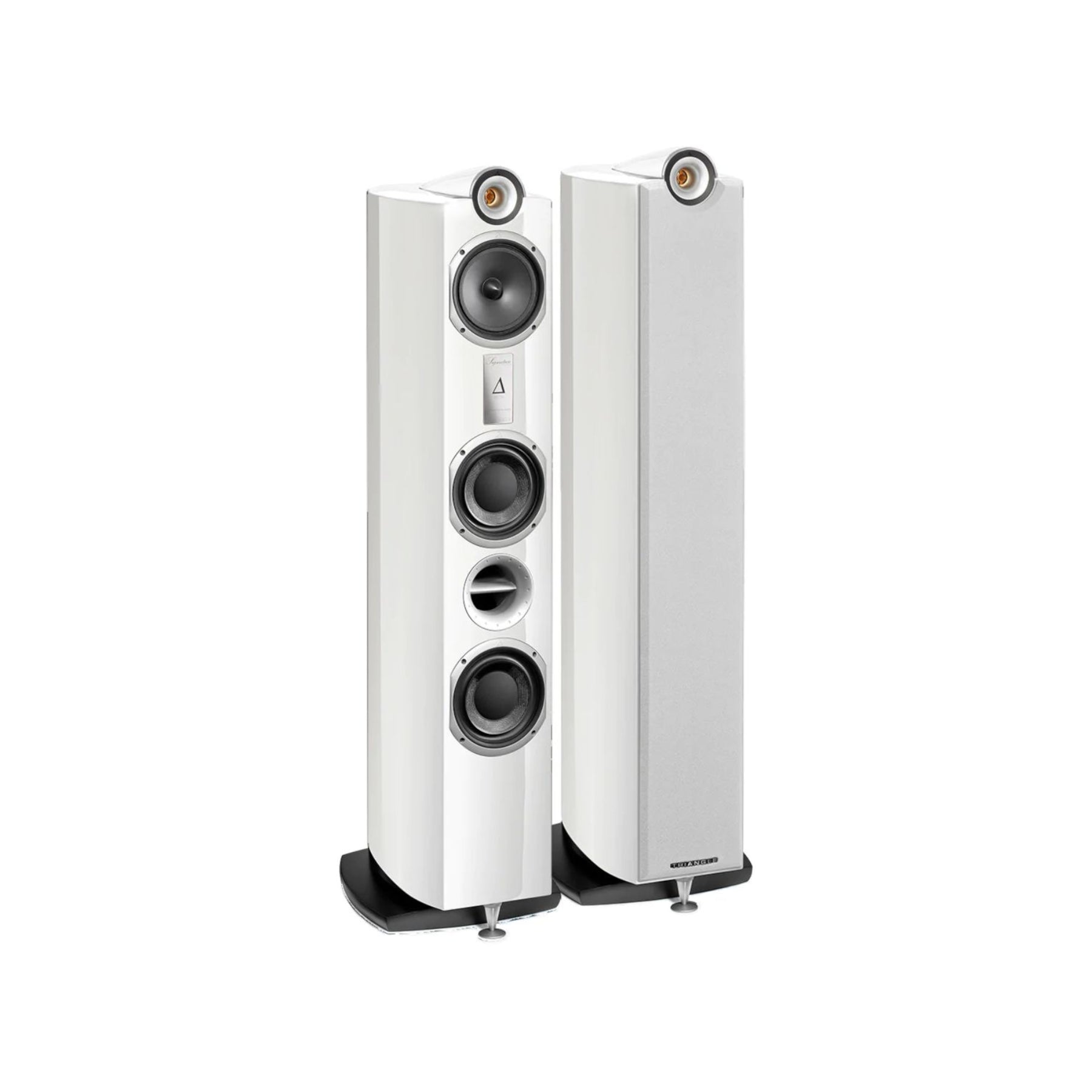 Premium Triangle Signature Delta Floorstanding Speakers - High-Fidelity Stereo Sound for Home Theater & Music Listening