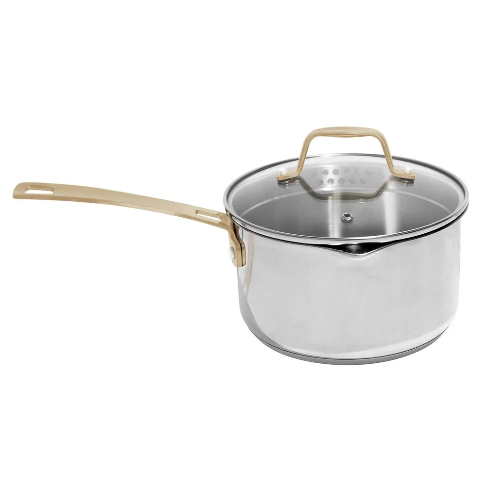 ZLINE 10-Piece Stainless Steel Cookware Set - Non-Toxic, Dishwasher Safe Pots and Pans with Glass Lids (CWSETL ST 10) - Perfect for Home Cooking, Professional Chefs & Restaurant Use