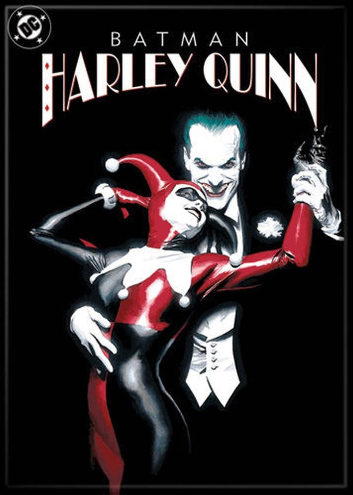DC Comics Batman Magnet - Harley Quinn & Joker 2.5x3.5